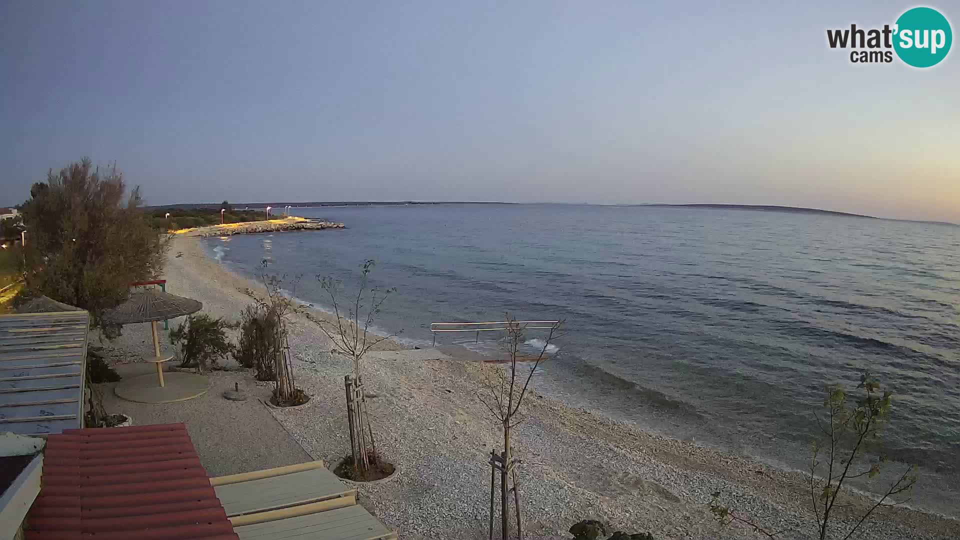 Spletna kamera Plaža Gajac – Pag – Hrvaška