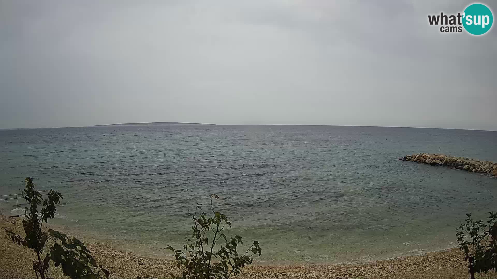 Live Webcam Gajac beach – Pag