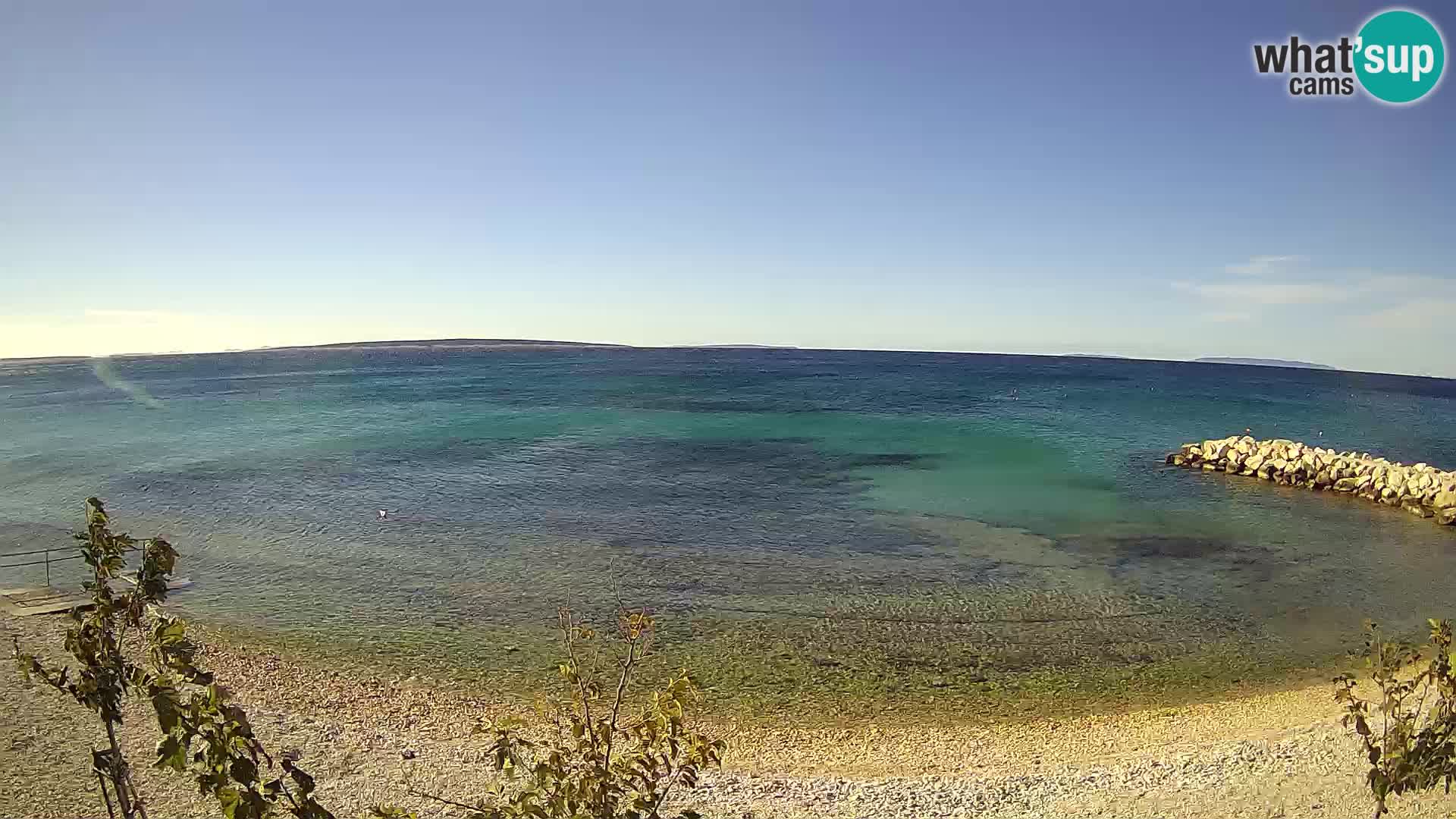 Spletna kamera Plaža Gajac – Pag – Hrvaška