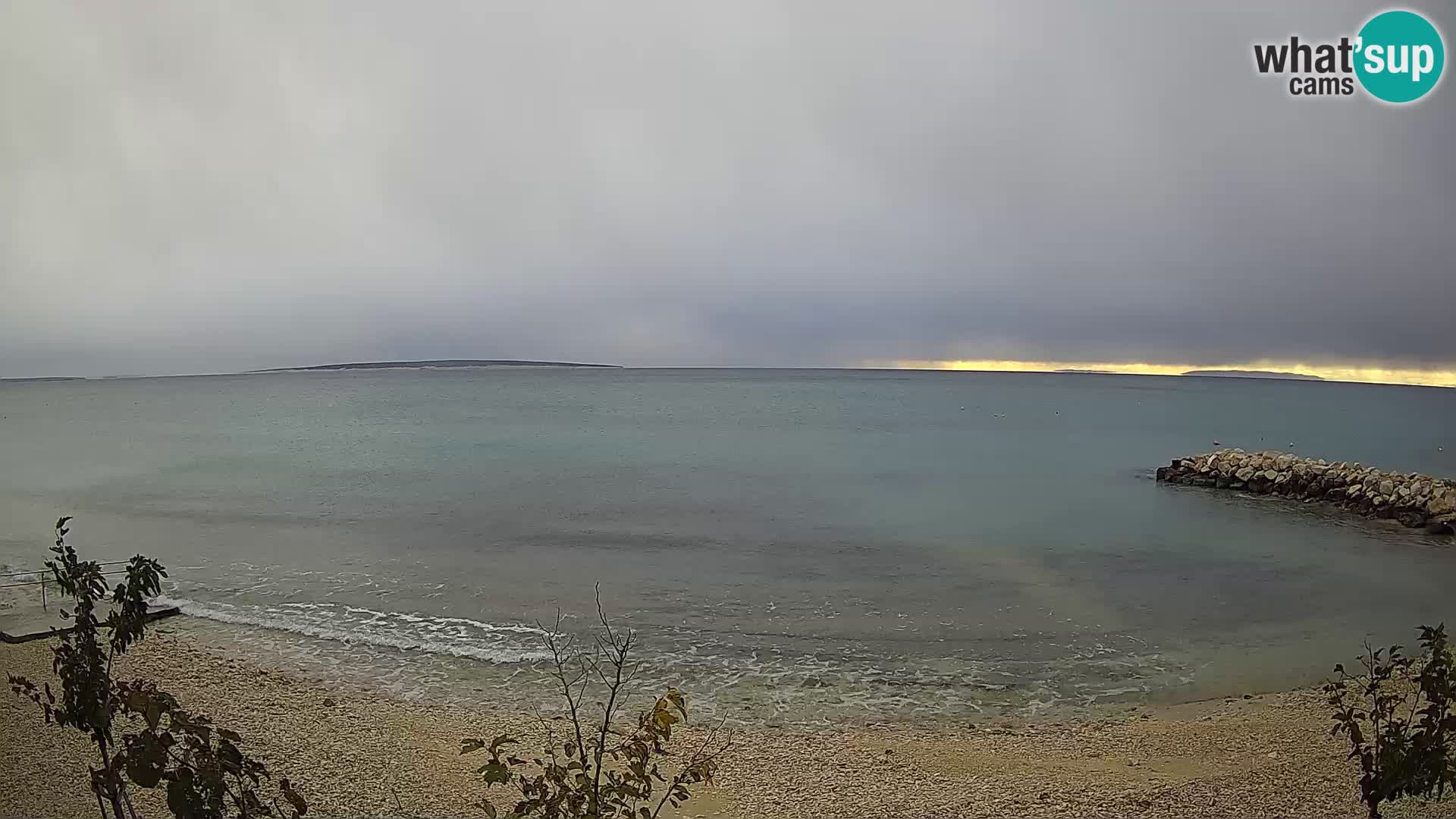 Spletna kamera Plaža Gajac – Pag – Hrvaška