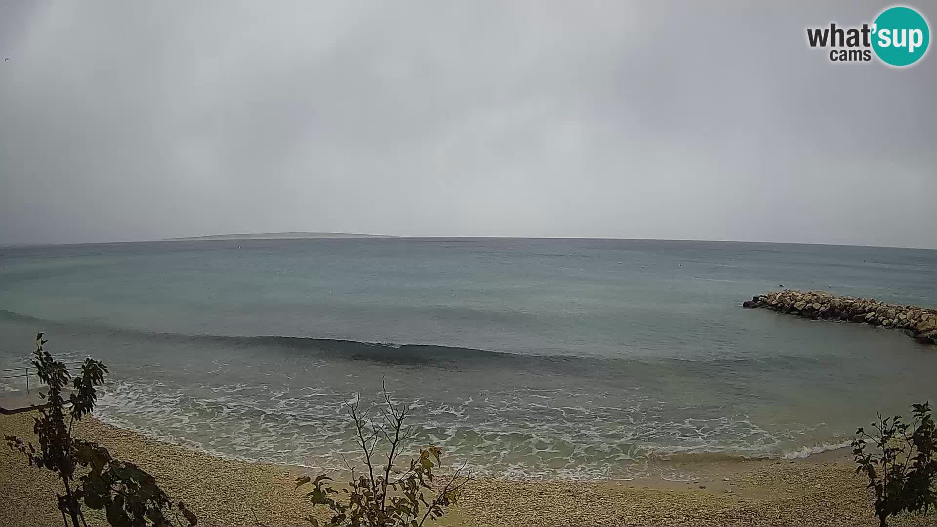 Spletna kamera Plaža Gajac – Pag – Hrvaška