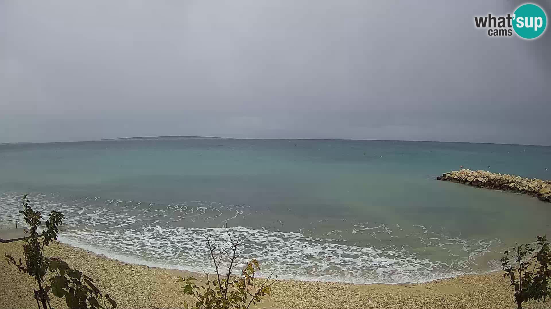 Spletna kamera Plaža Gajac – Pag – Hrvaška