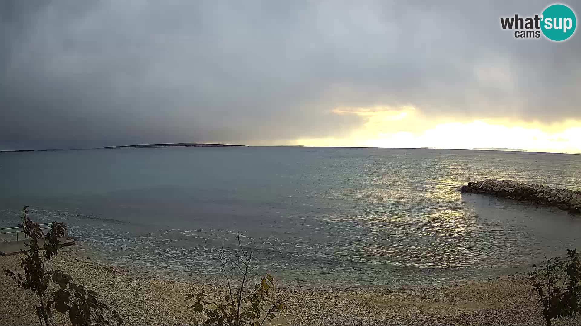 Spletna kamera Plaža Gajac – Pag – Hrvaška