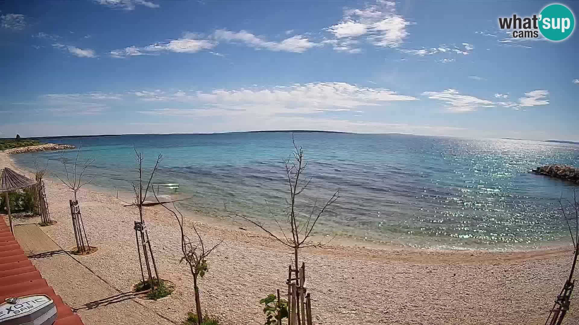 Live Webcam Gajac beach – Pag