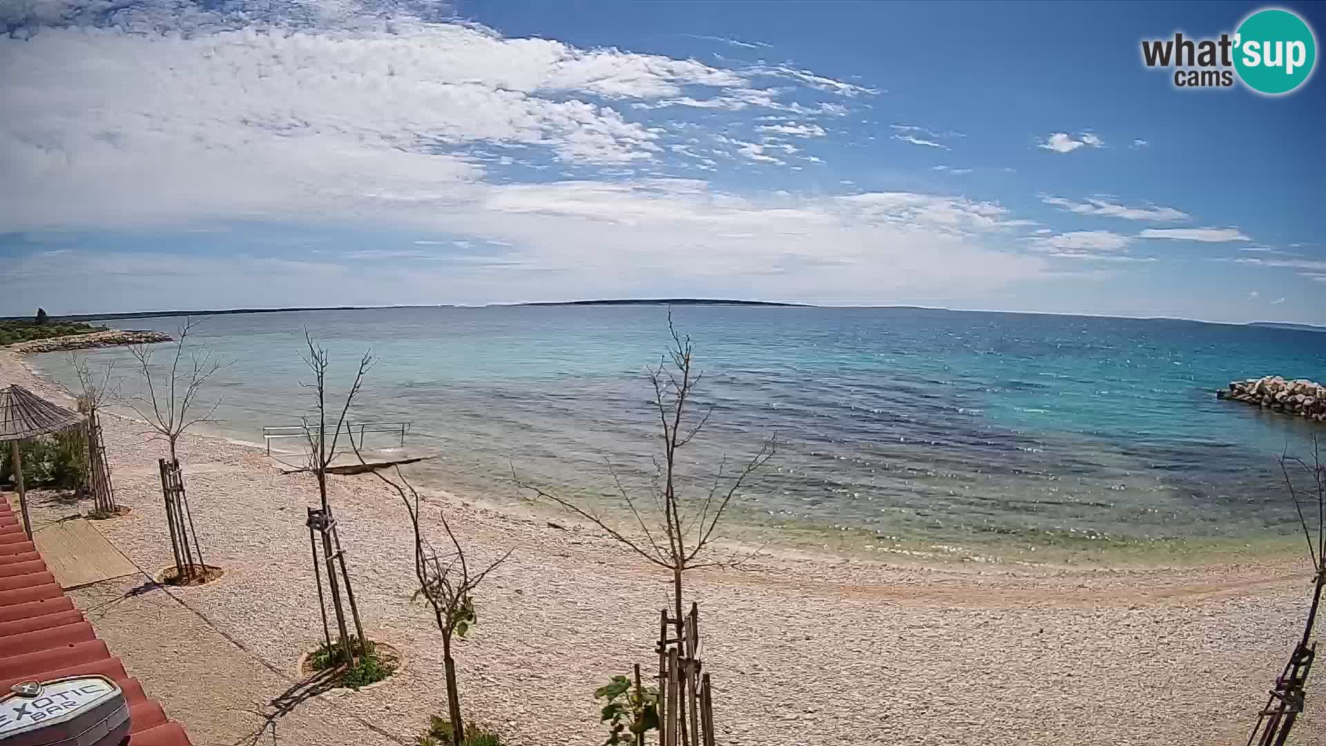Live Webcam Gajac beach – Pag