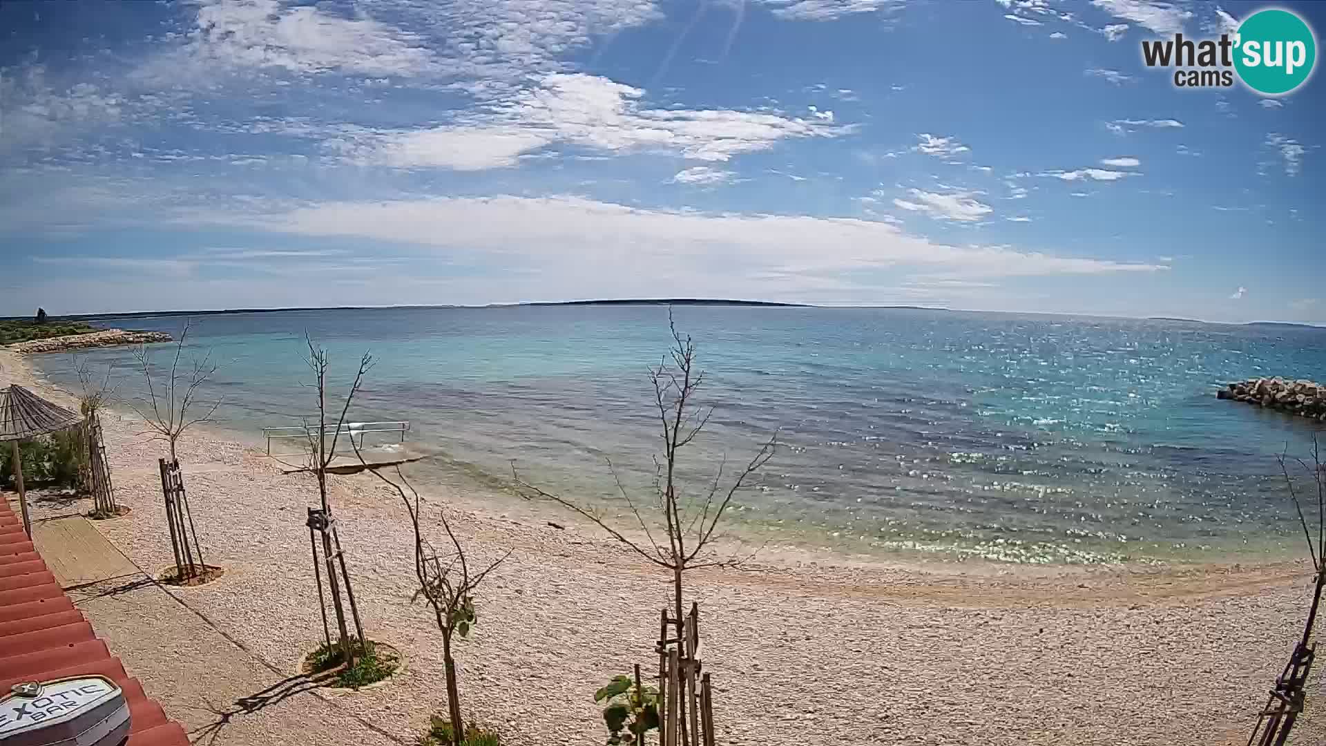 Spletna kamera Plaža Gajac – Pag – Hrvaška