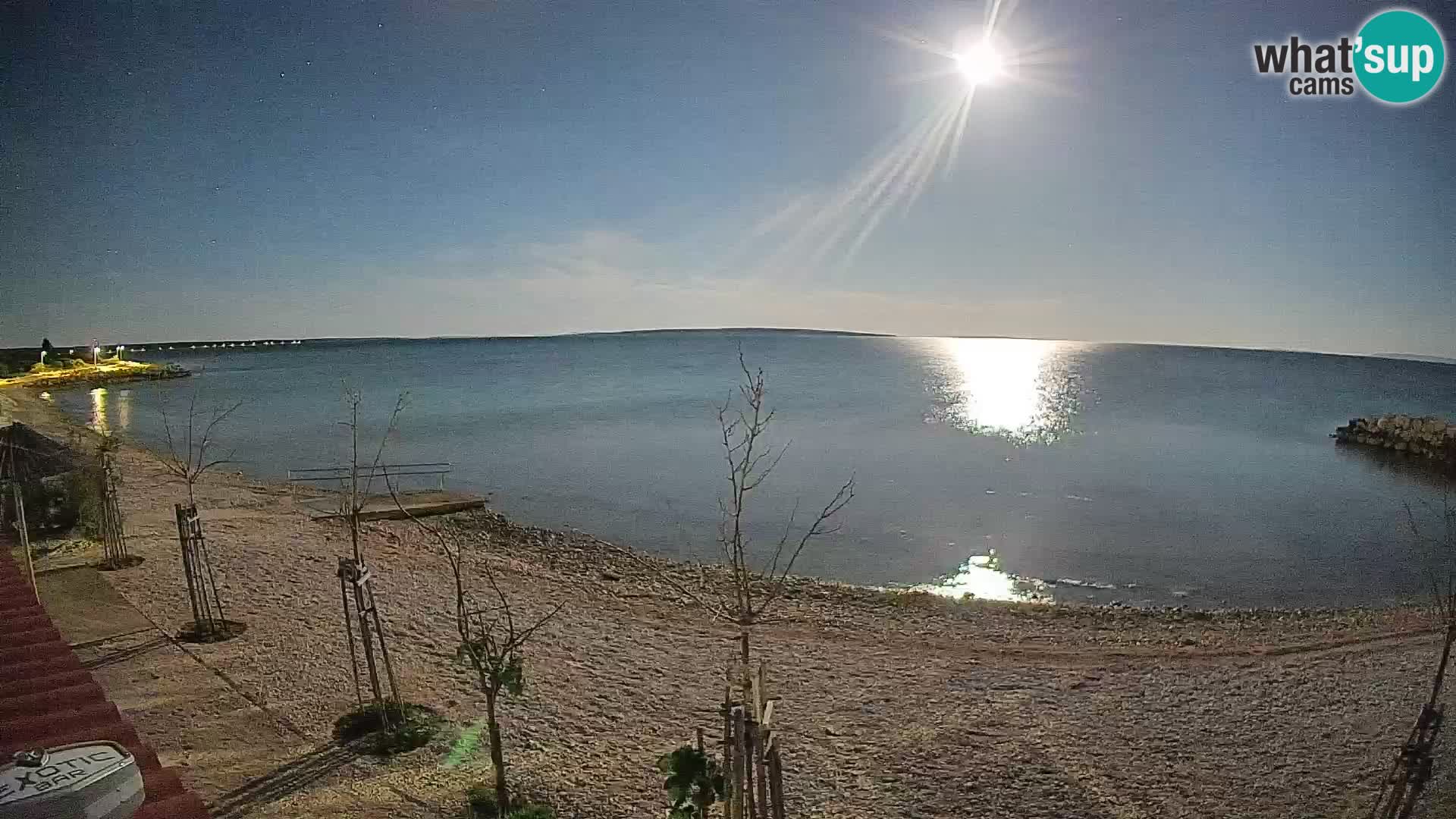 Live Webcam Gajac beach – Pag