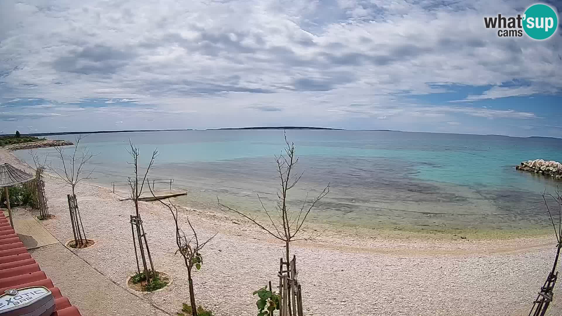 Live Webcam Gajac beach – Pag