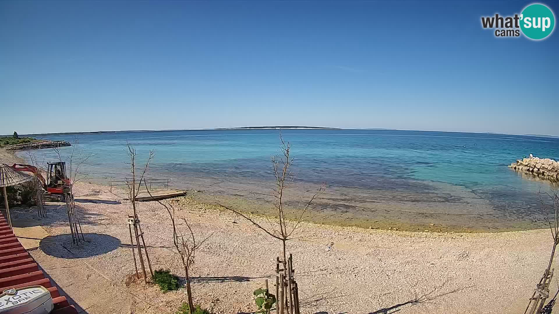 Live Webcam Gajac beach – Pag