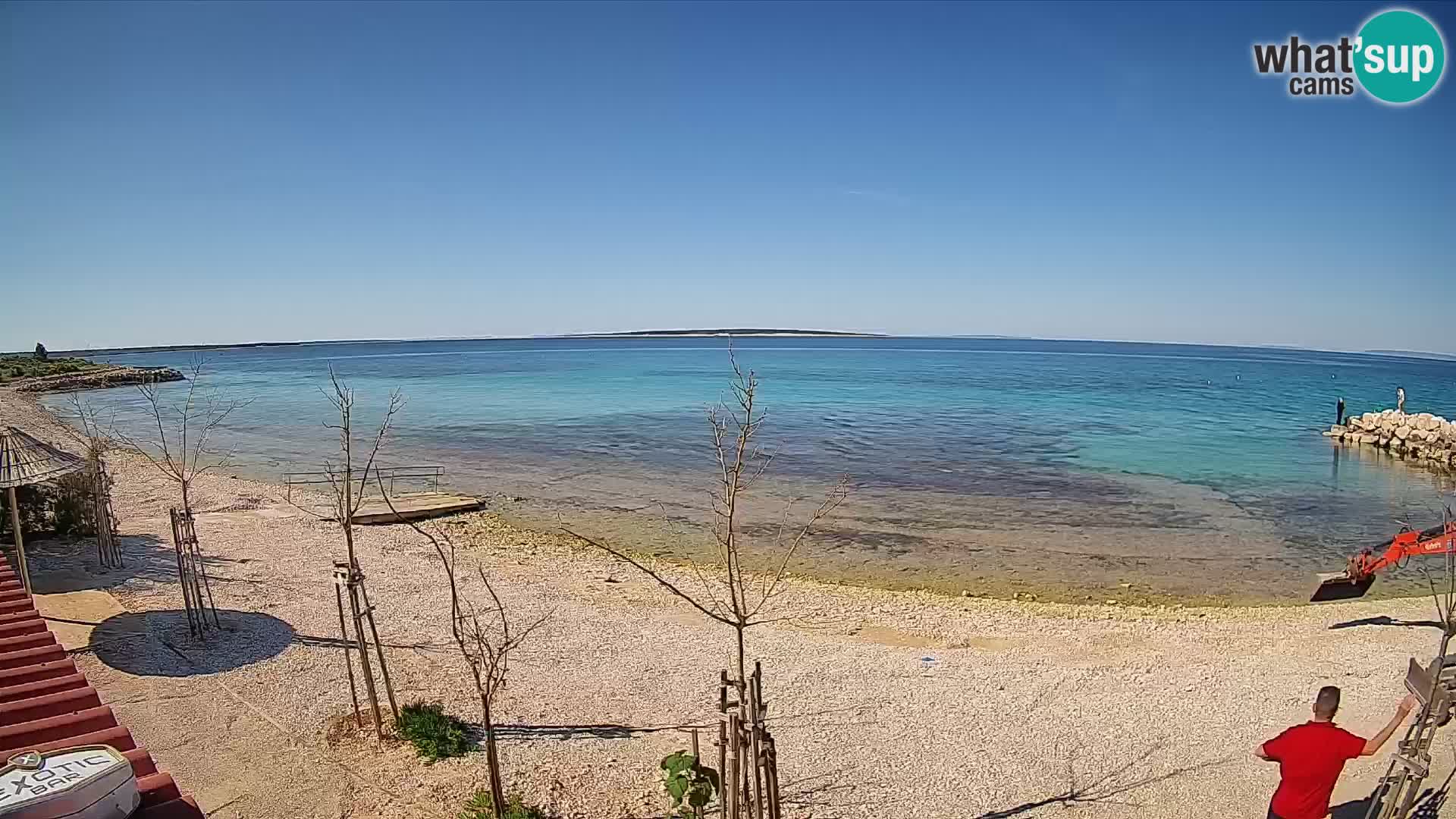 Live Webcam Gajac beach – Pag
