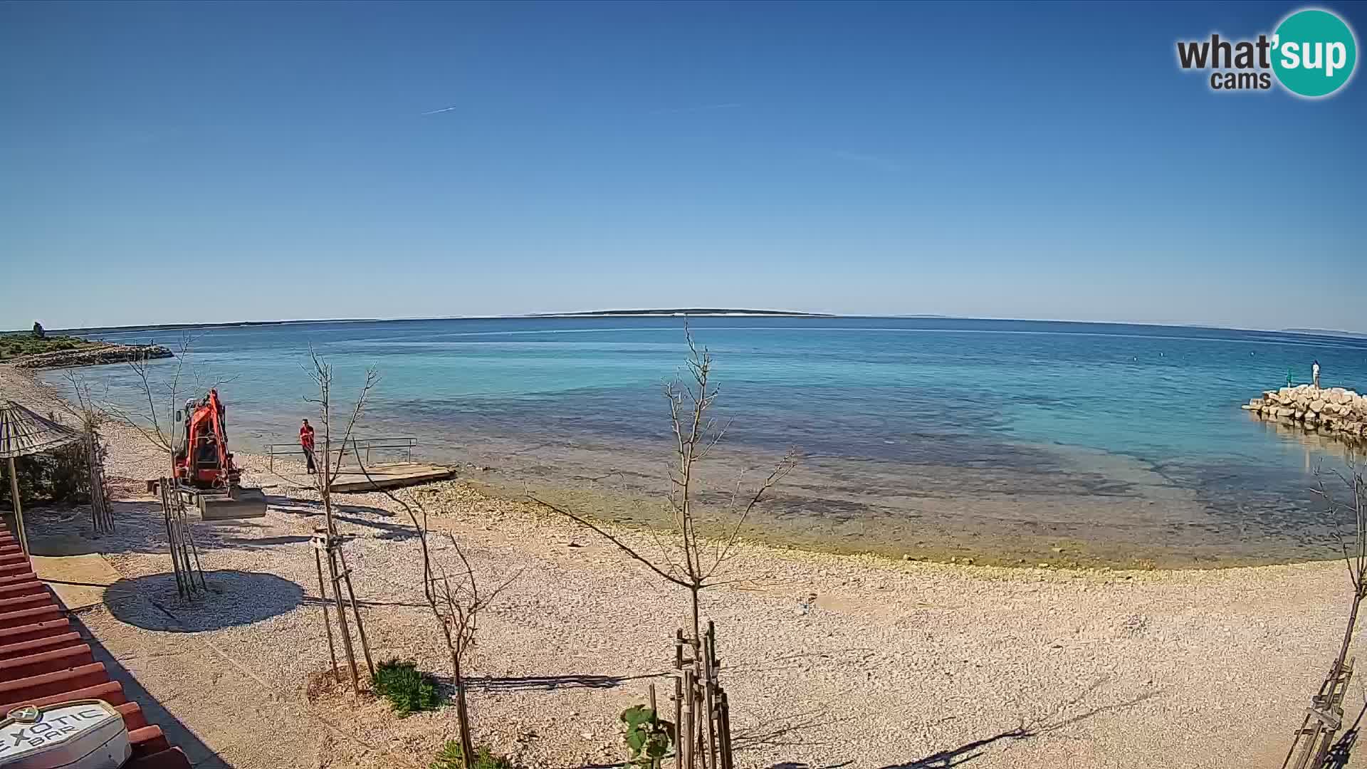 Live Webcam Gajac beach – Pag