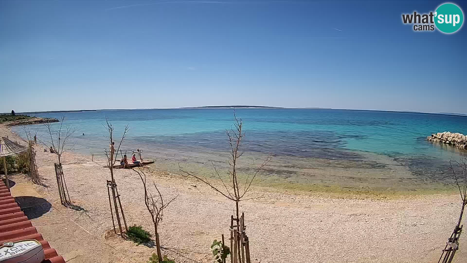 Live Webcam Gajac beach – Pag