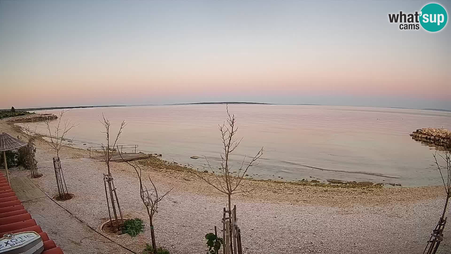 Spletna kamera Plaža Gajac – Pag – Hrvaška