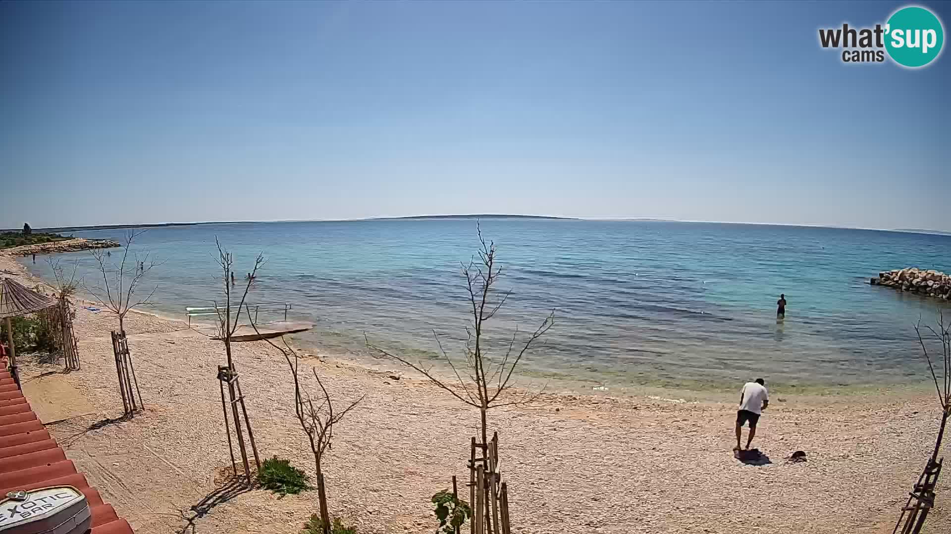 Webcam Strand in Gajac – Pag – Kroatien