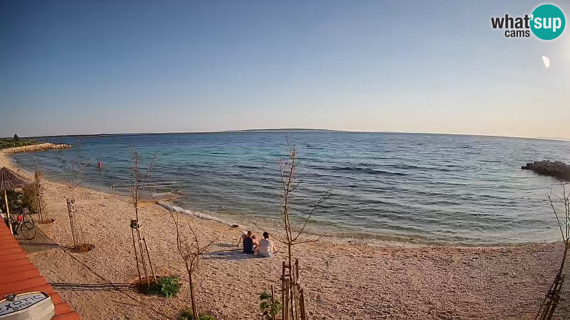 Spletna kamera Plaža Gajac – Pag – Hrvaška