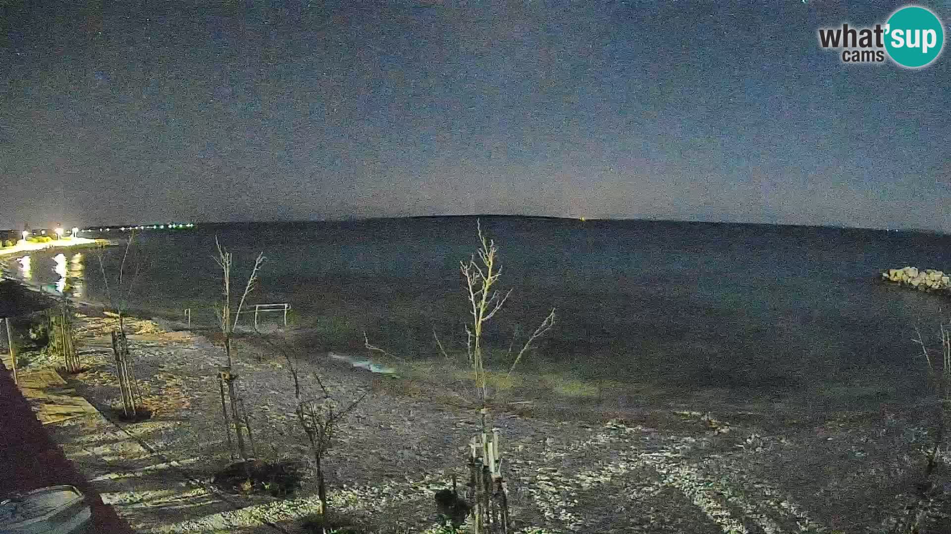 Spletna kamera Plaža Gajac – Pag – Hrvaška