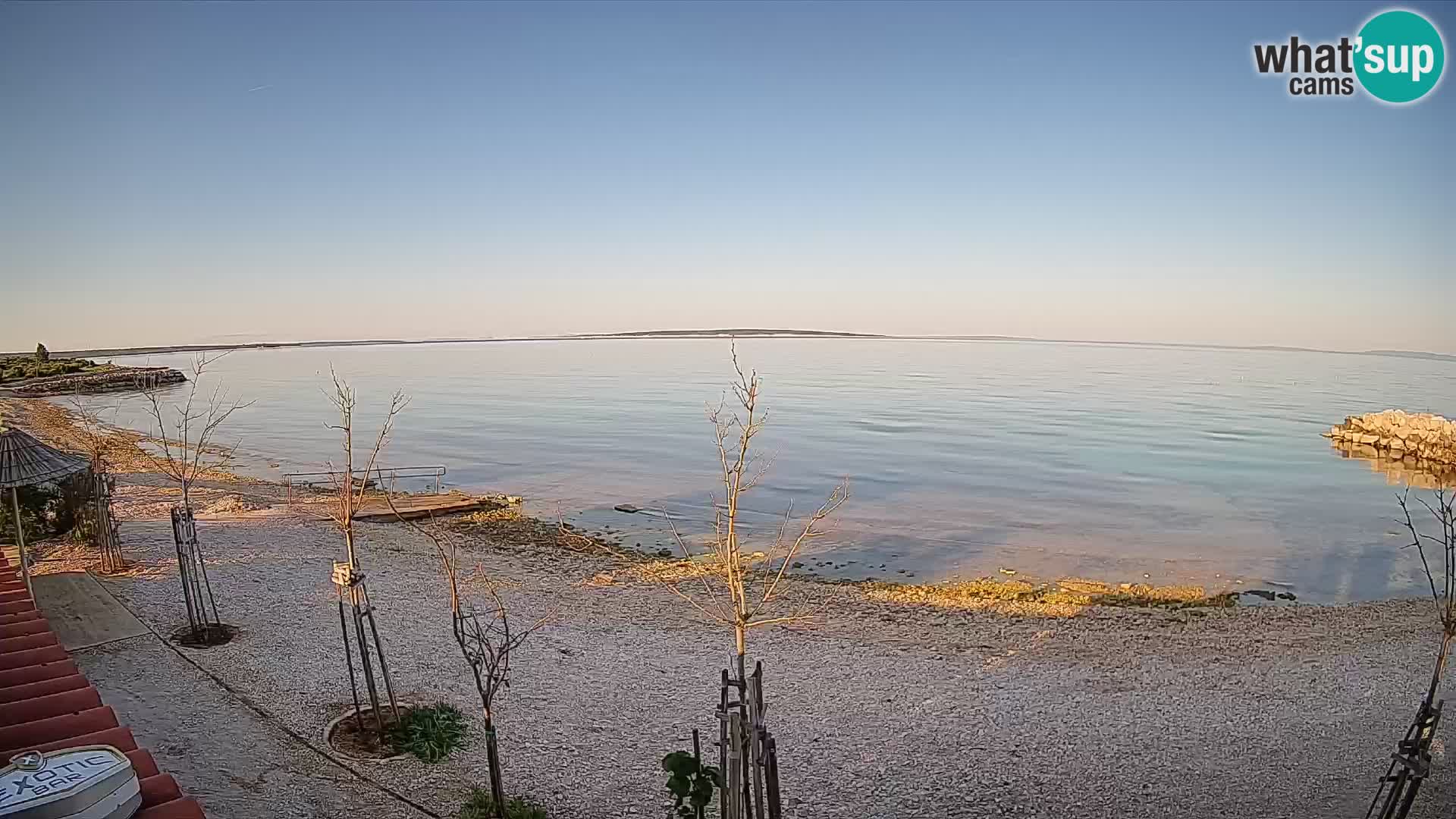 Live Webcam Gajac beach – Pag