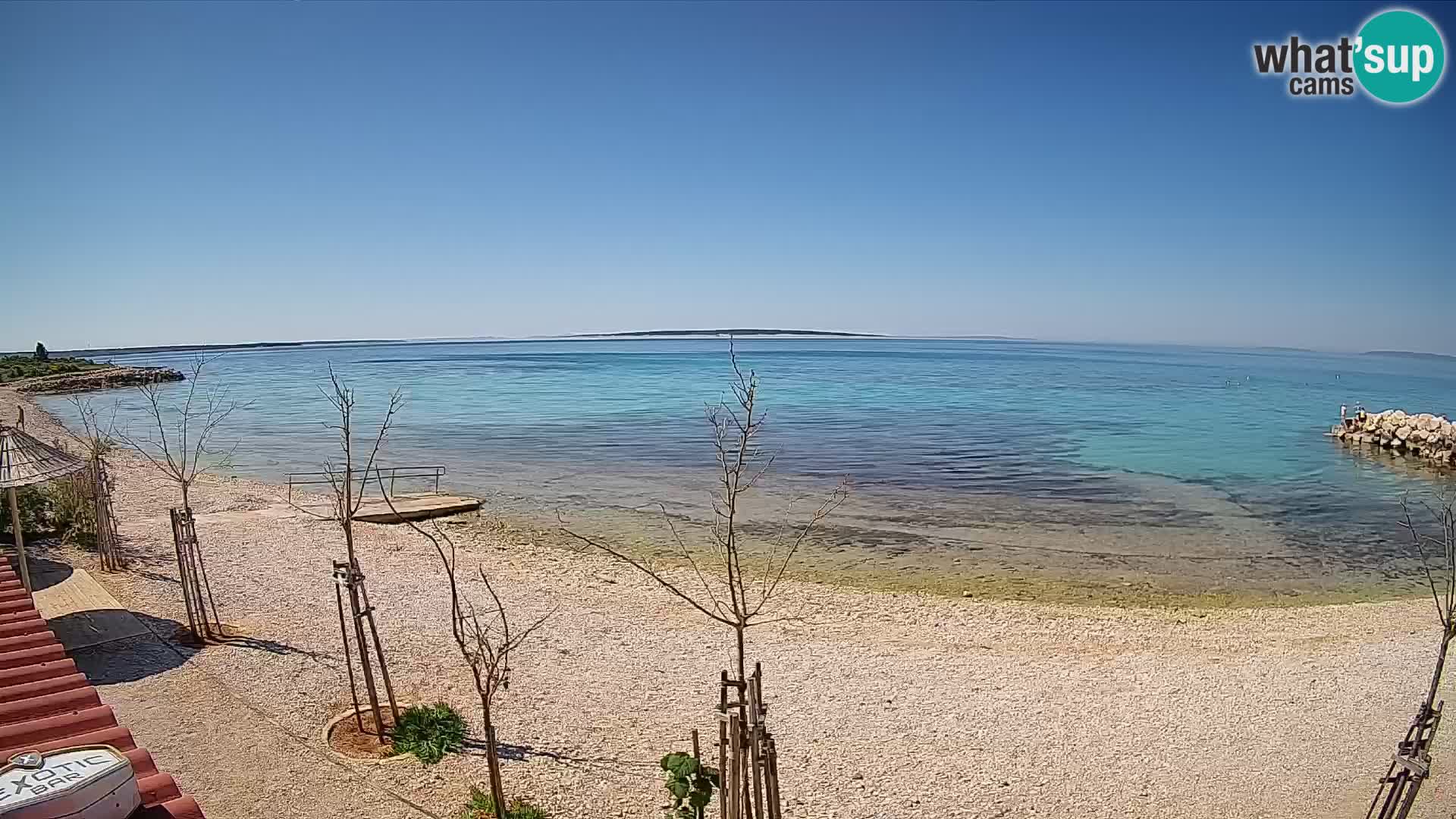 Live Webcam Gajac beach – Pag