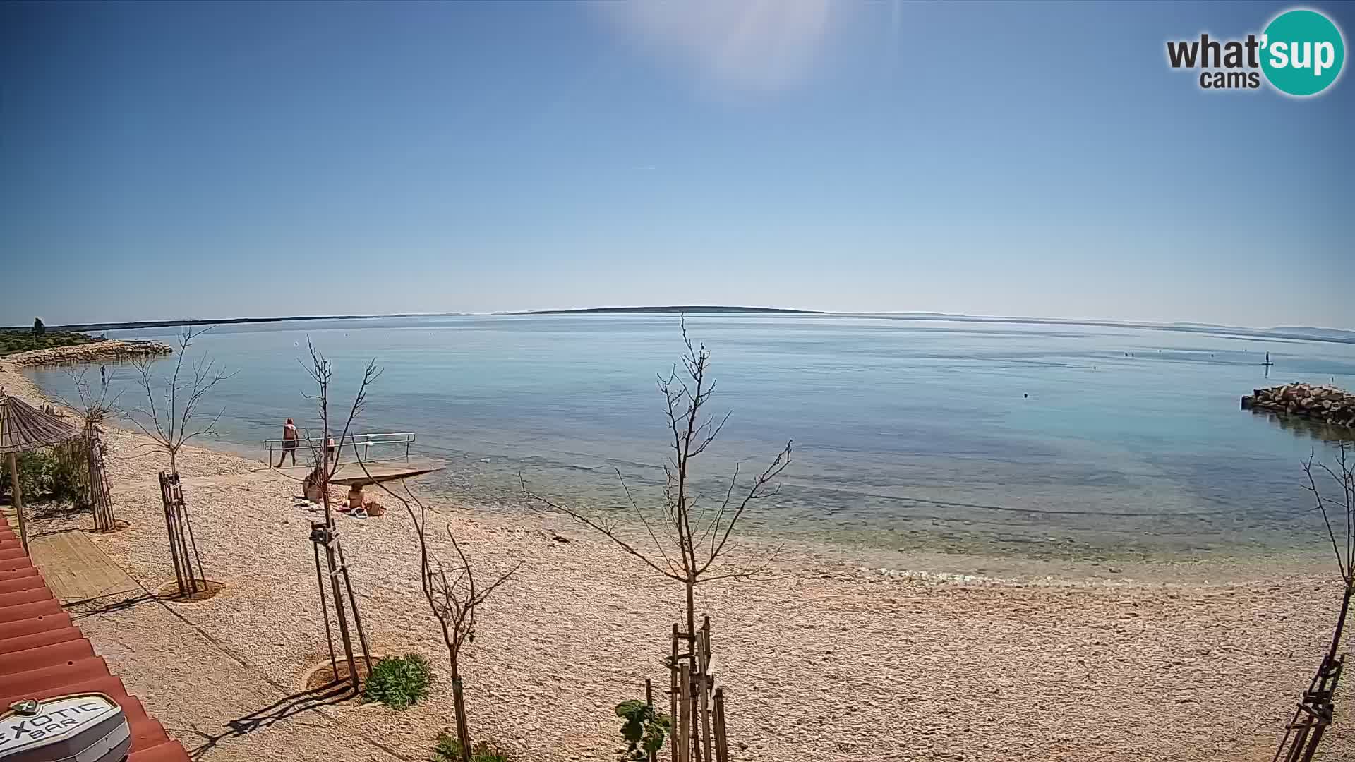 Live Webcam Gajac beach – Pag