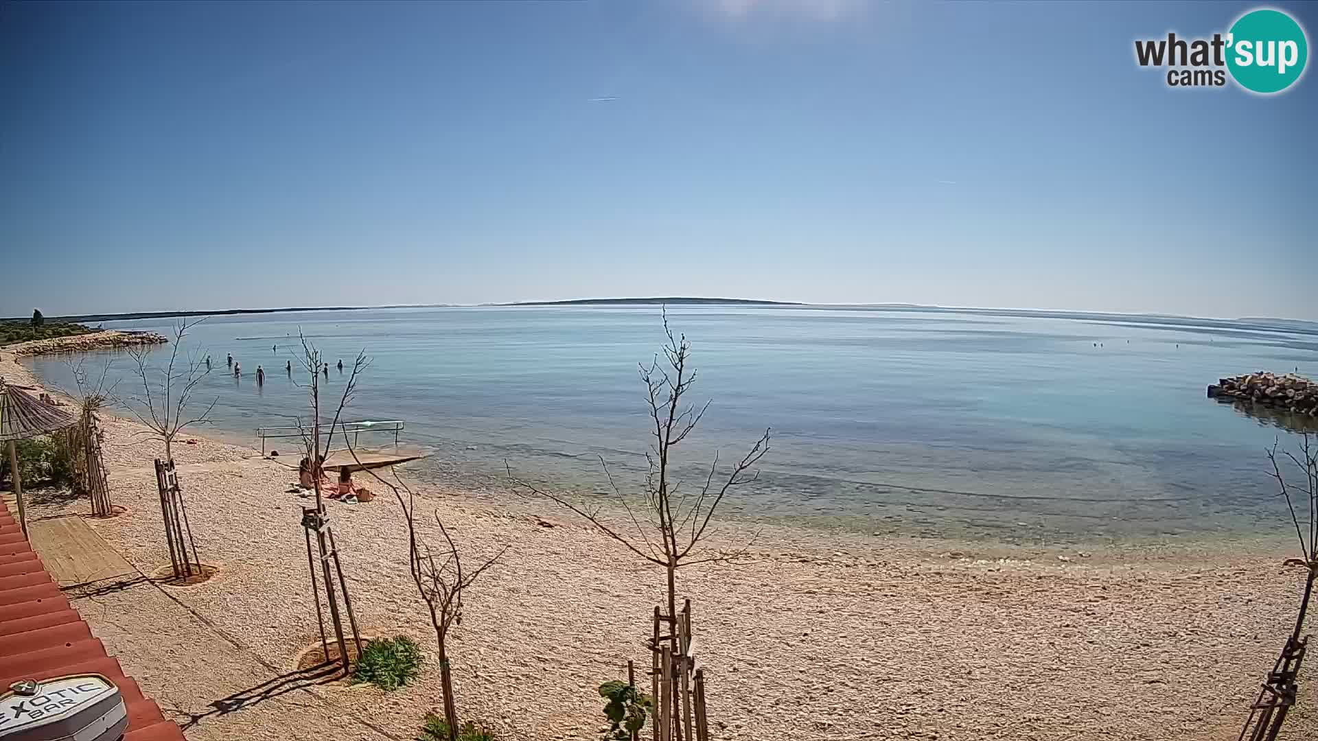 Live Webcam Gajac beach – Pag