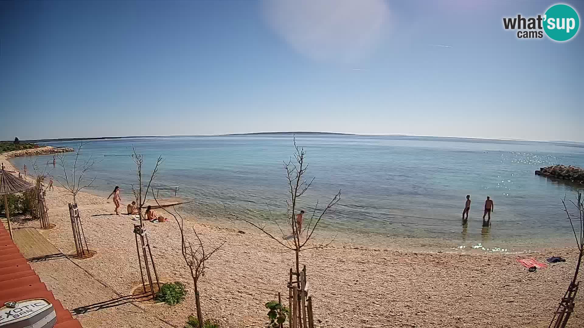 Live Webcam Gajac beach – Pag