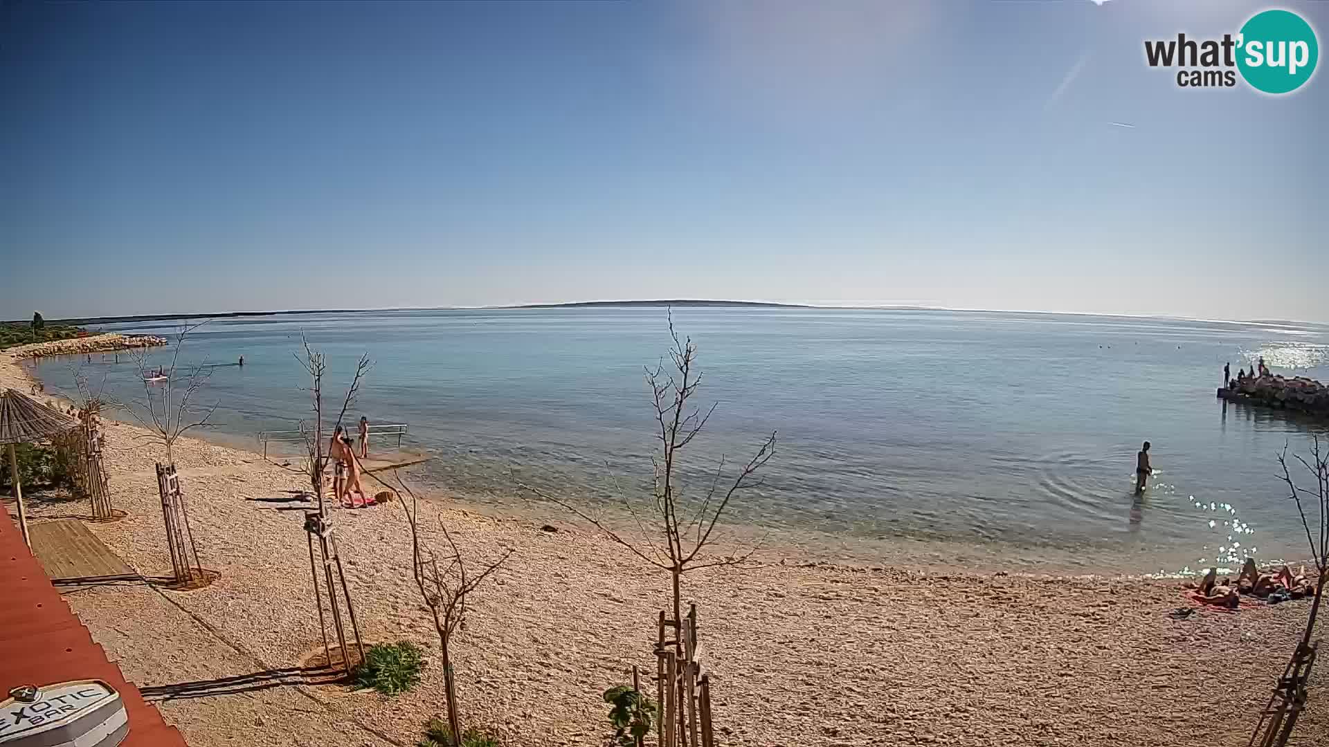 Spletna kamera Plaža Gajac – Pag – Hrvaška