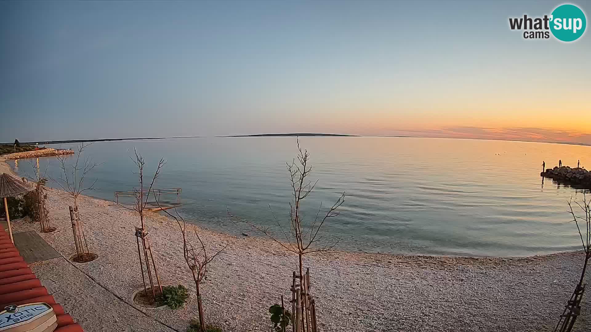Webcam Strand in Gajac – Pag – Kroatien