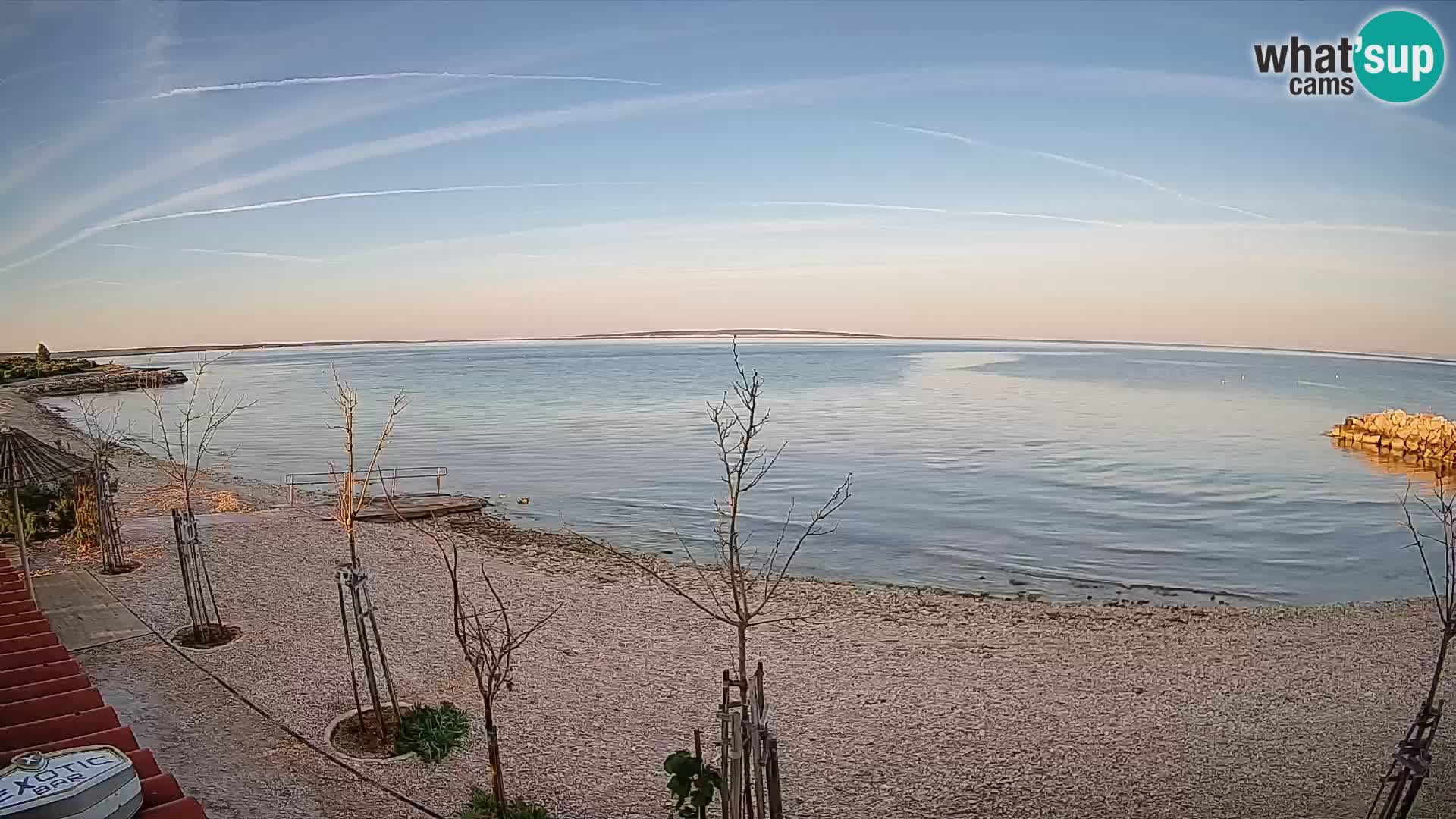 Live Webcam Gajac beach – Pag