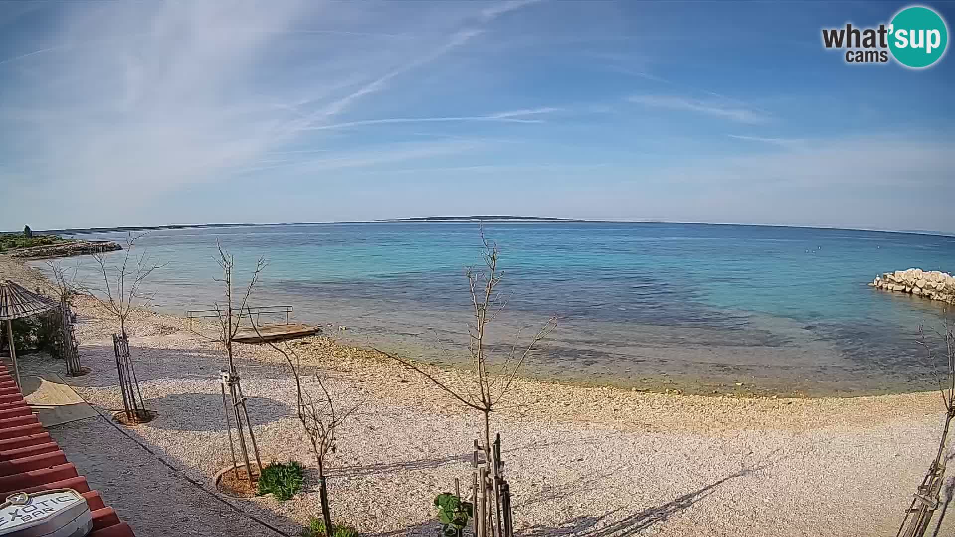 Live Webcam Gajac beach – Pag