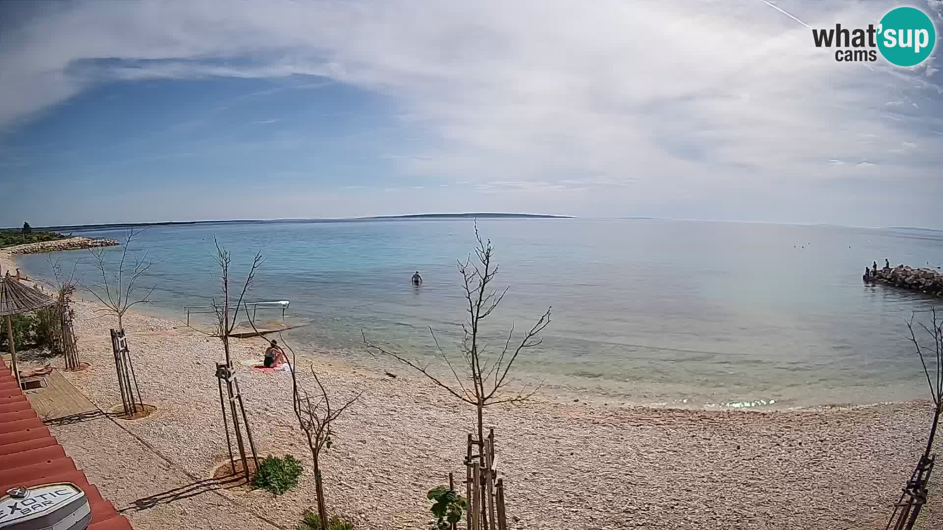Webcam Strand in Gajac – Pag – Kroatien
