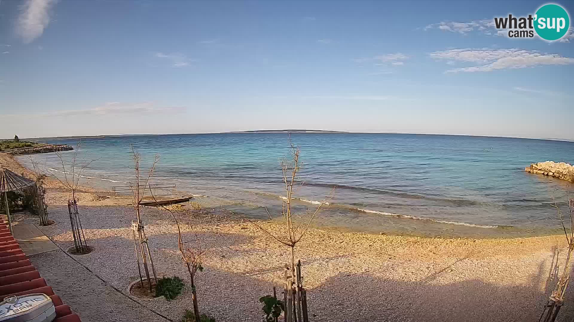 Webcam Strand in Gajac – Pag – Kroatien