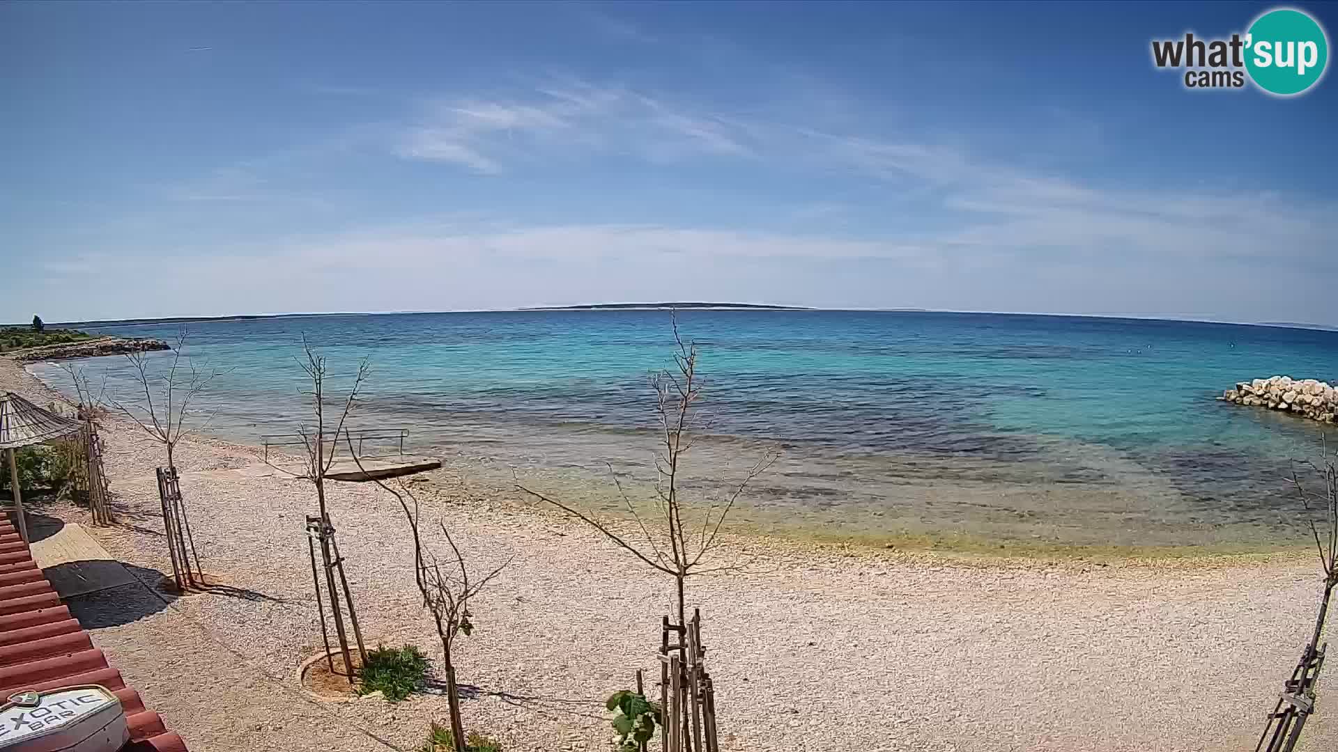 Live Webcam Gajac beach – Pag