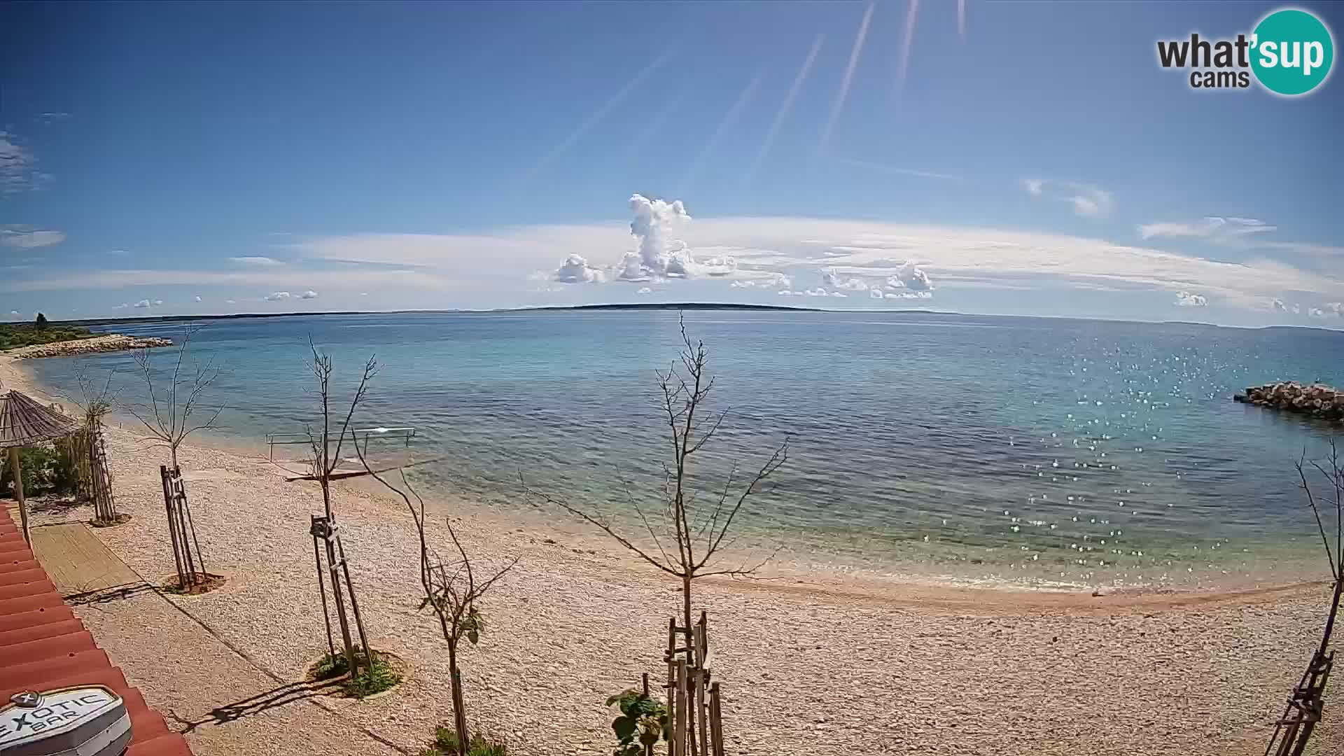 Spletna kamera Plaža Gajac – Pag – Hrvaška