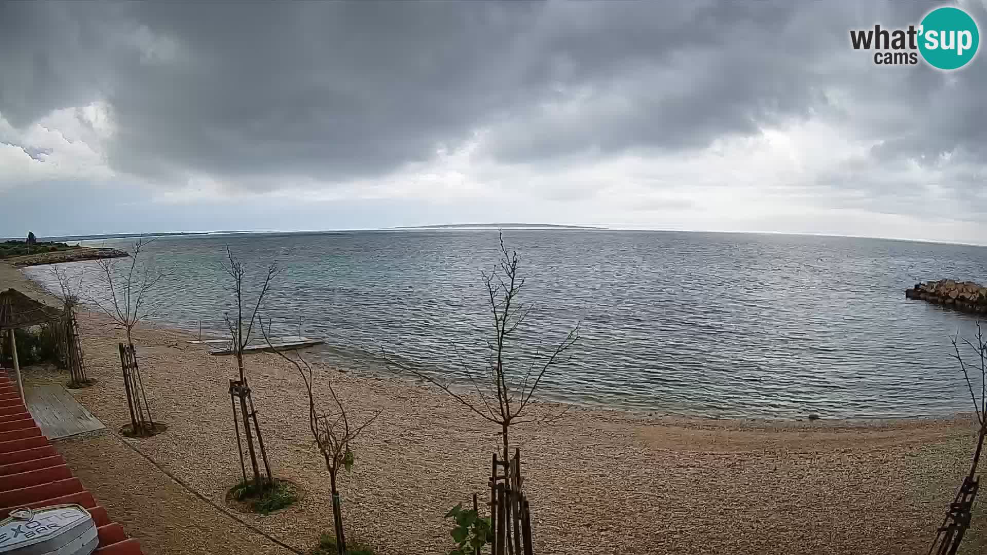 Live Webcam Gajac beach – Pag