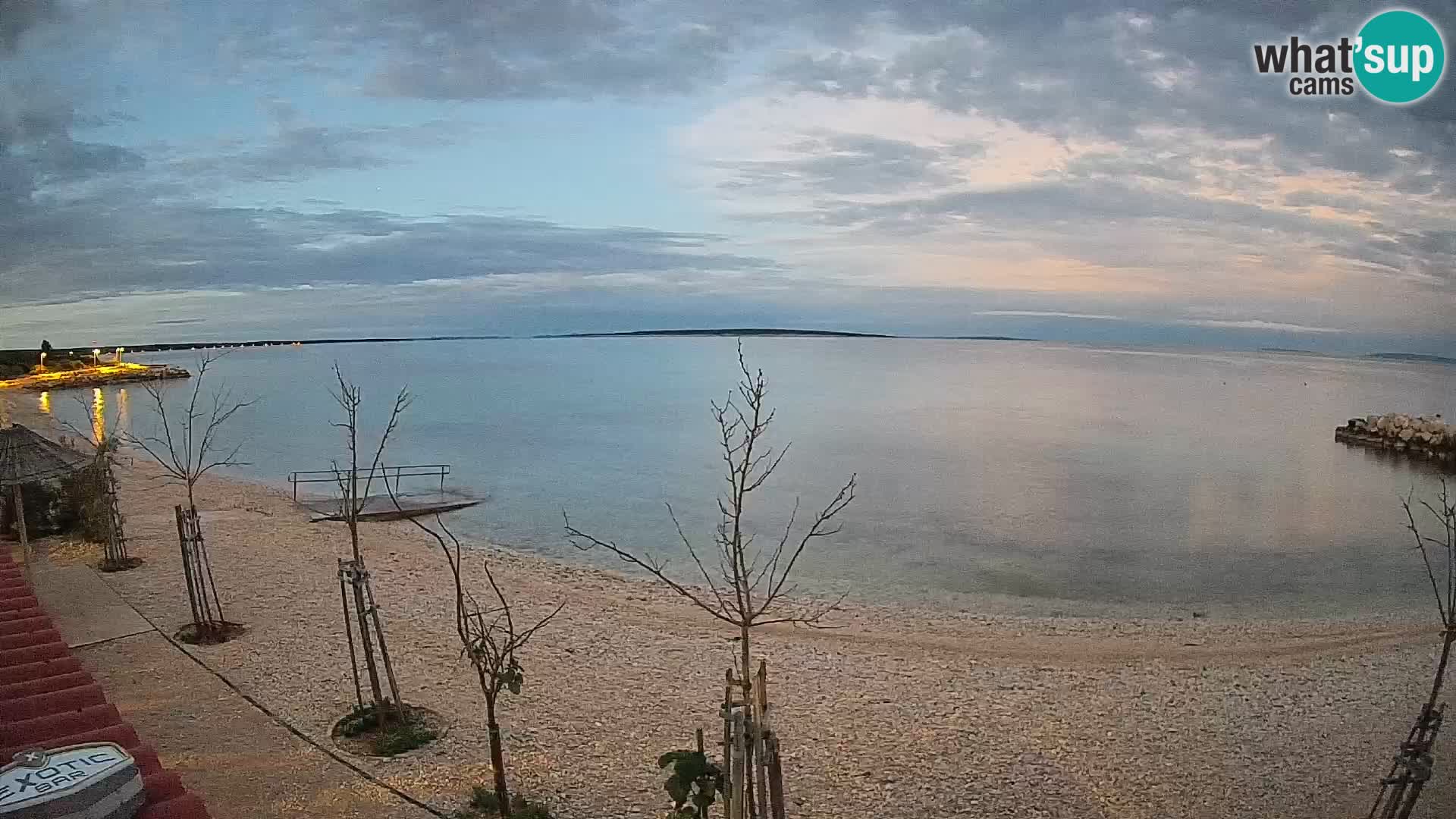 Spletna kamera Plaža Gajac – Pag – Hrvaška