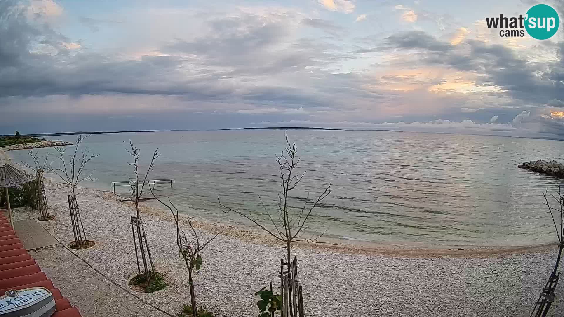 Spletna kamera Plaža Gajac – Pag – Hrvaška