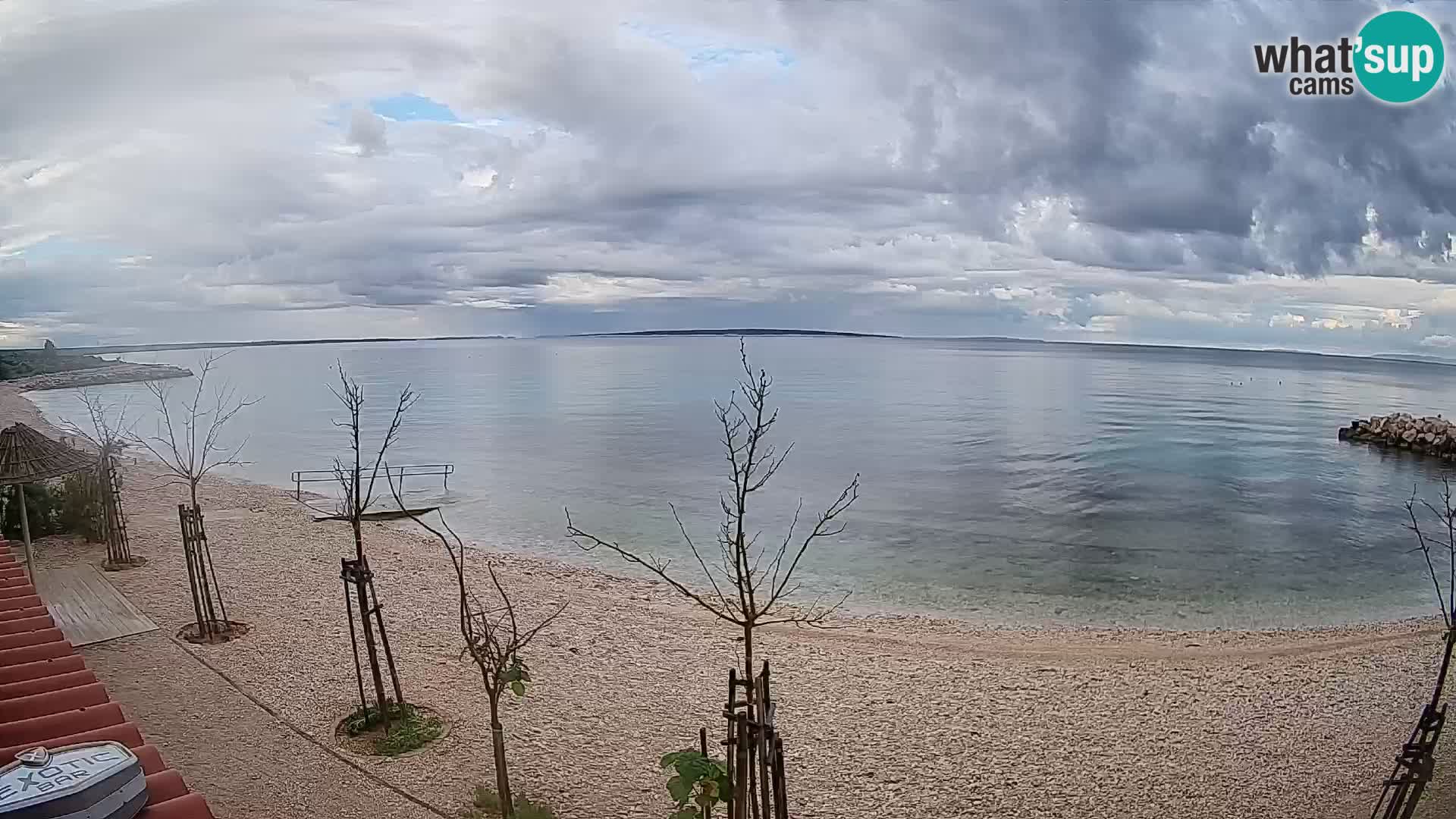 Spletna kamera Plaža Gajac – Pag – Hrvaška