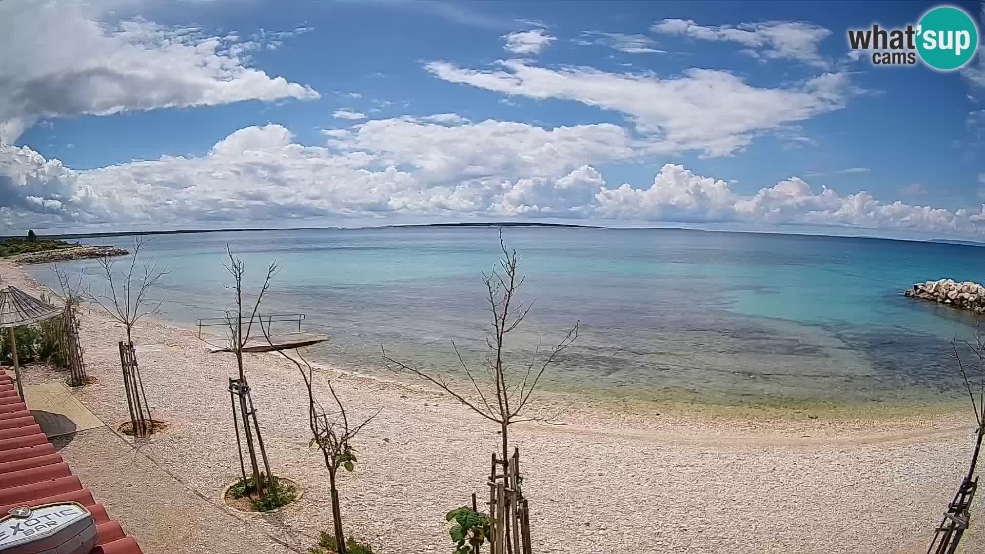 Spletna kamera Plaža Gajac – Pag – Hrvaška