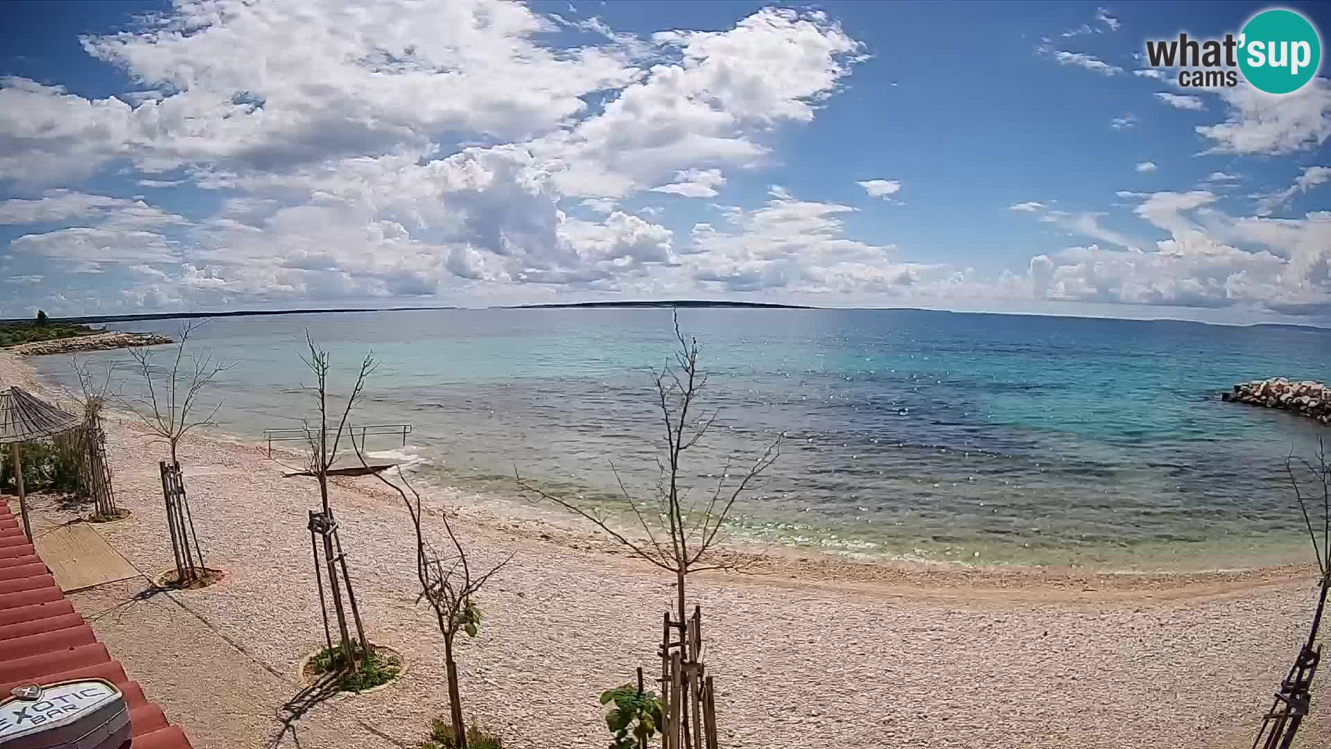 Live Webcam Gajac beach – Pag