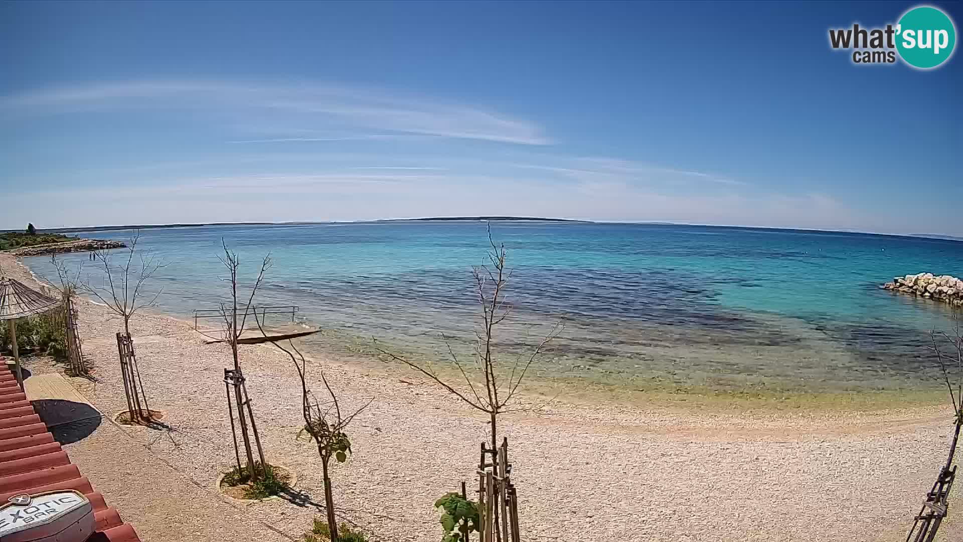 Live Webcam Gajac beach – Pag