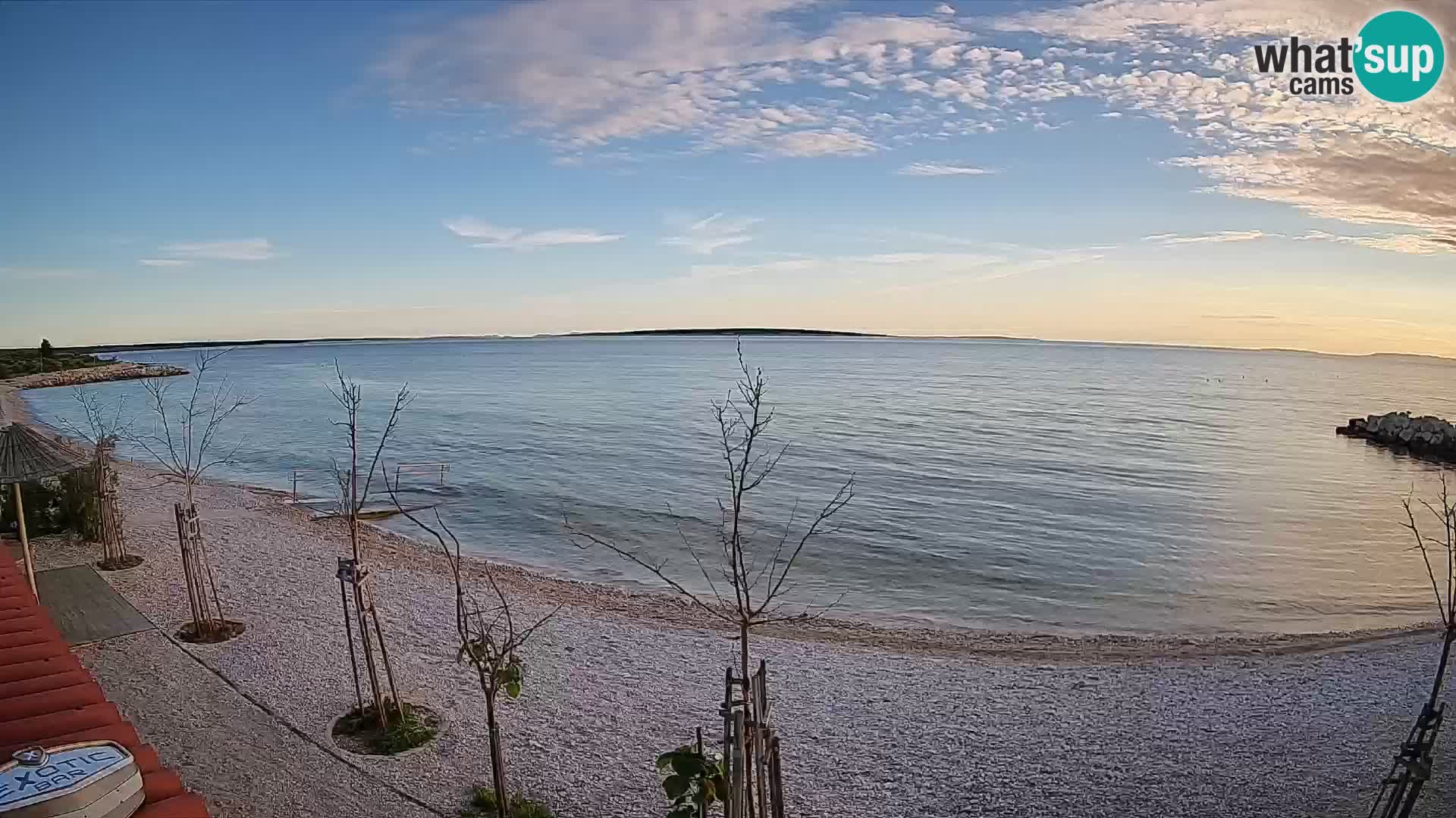 Spletna kamera Plaža Gajac – Pag – Hrvaška
