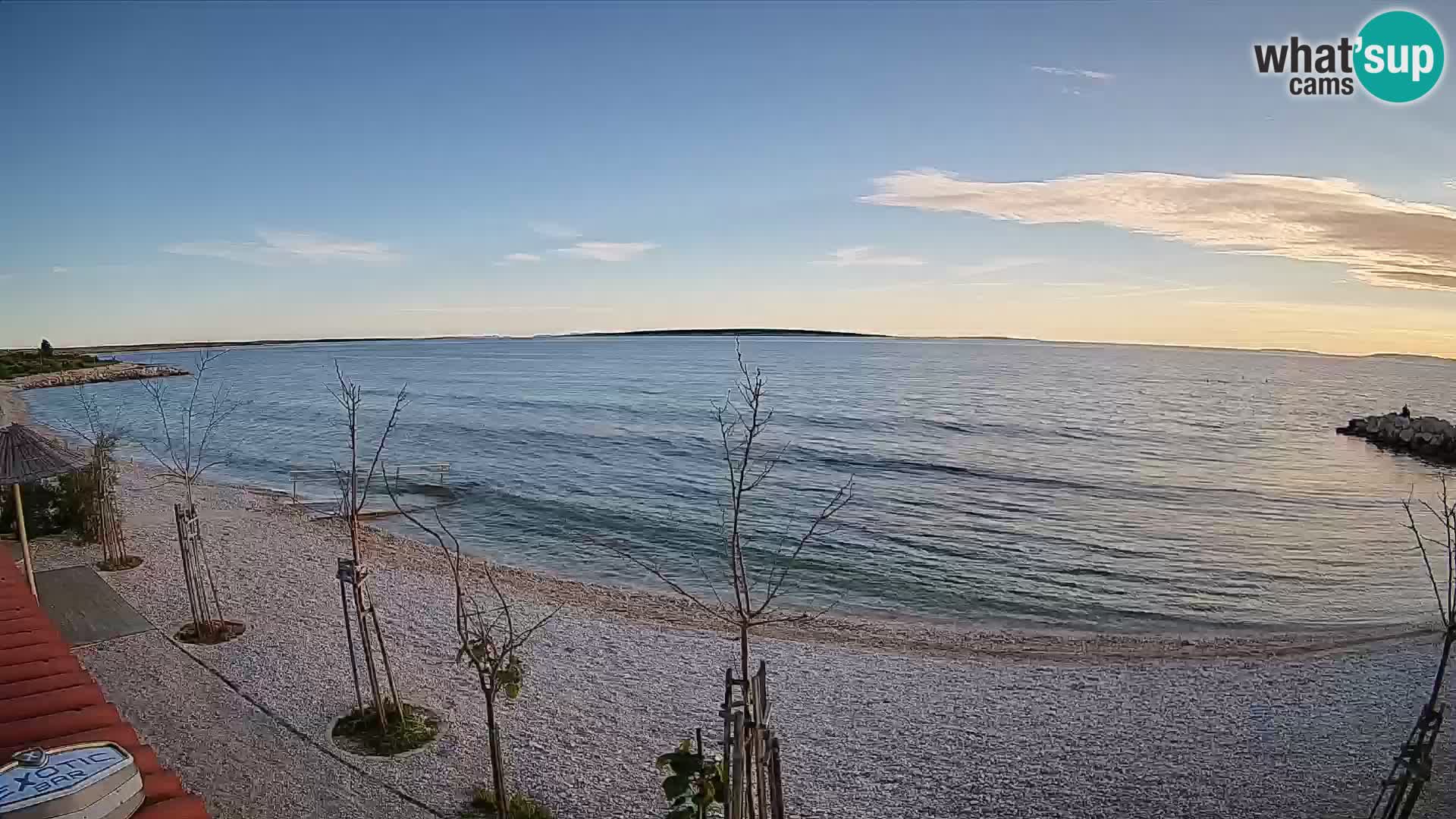 Live Webcam Gajac beach – Pag