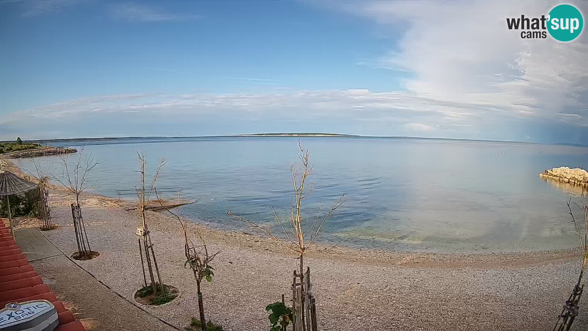 Live Webcam Gajac beach – Pag