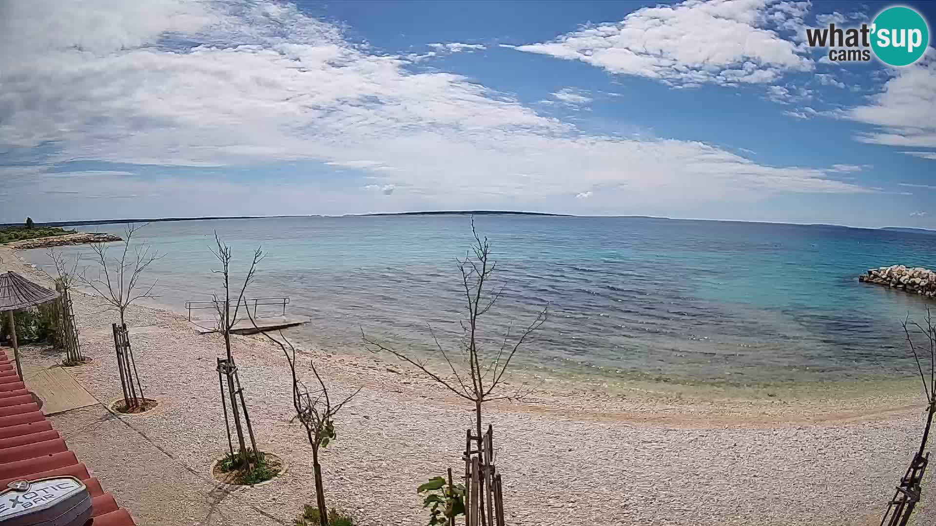 Webcam Strand in Gajac – Pag – Kroatien