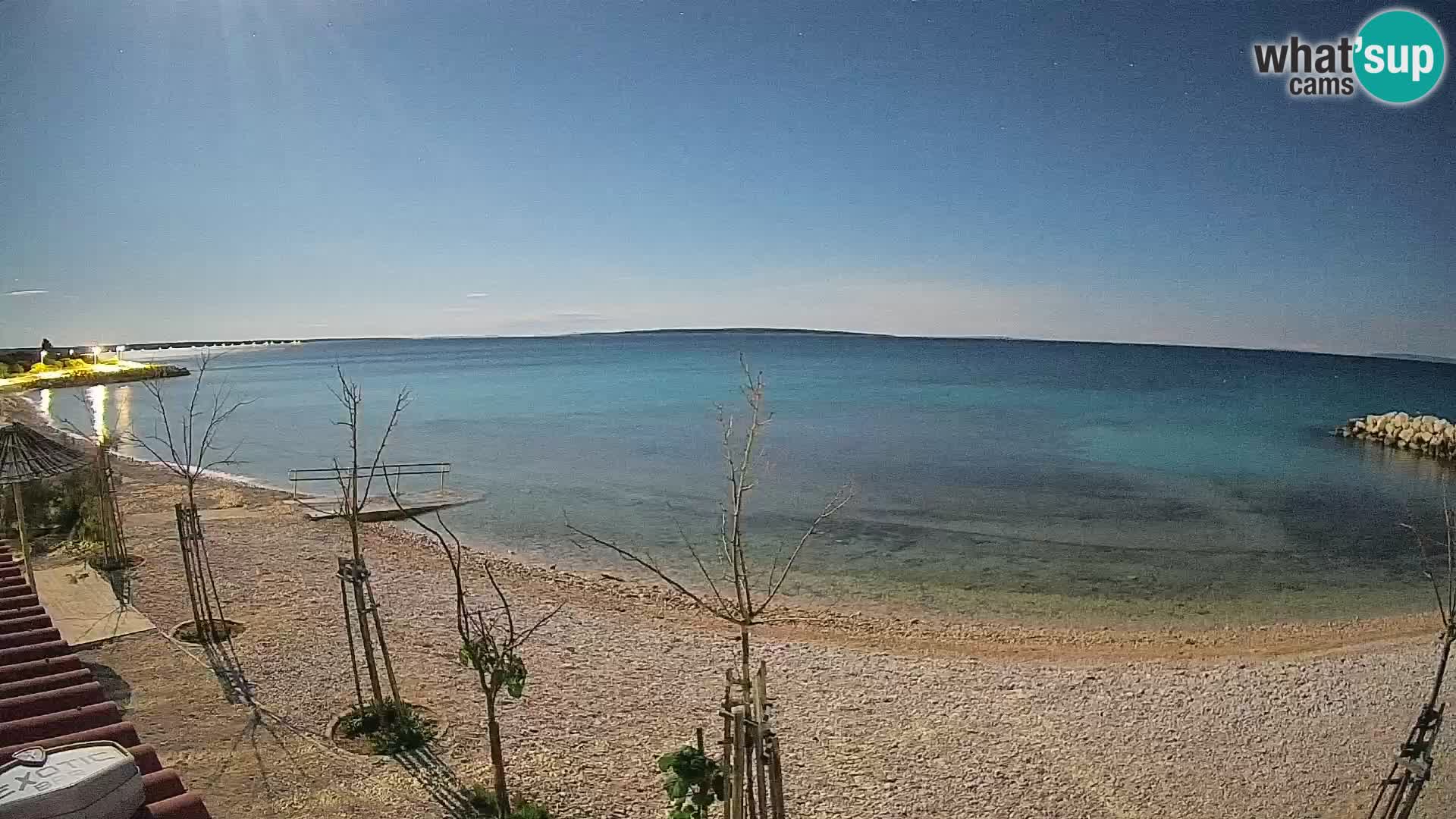 Live Webcam Gajac beach – Pag