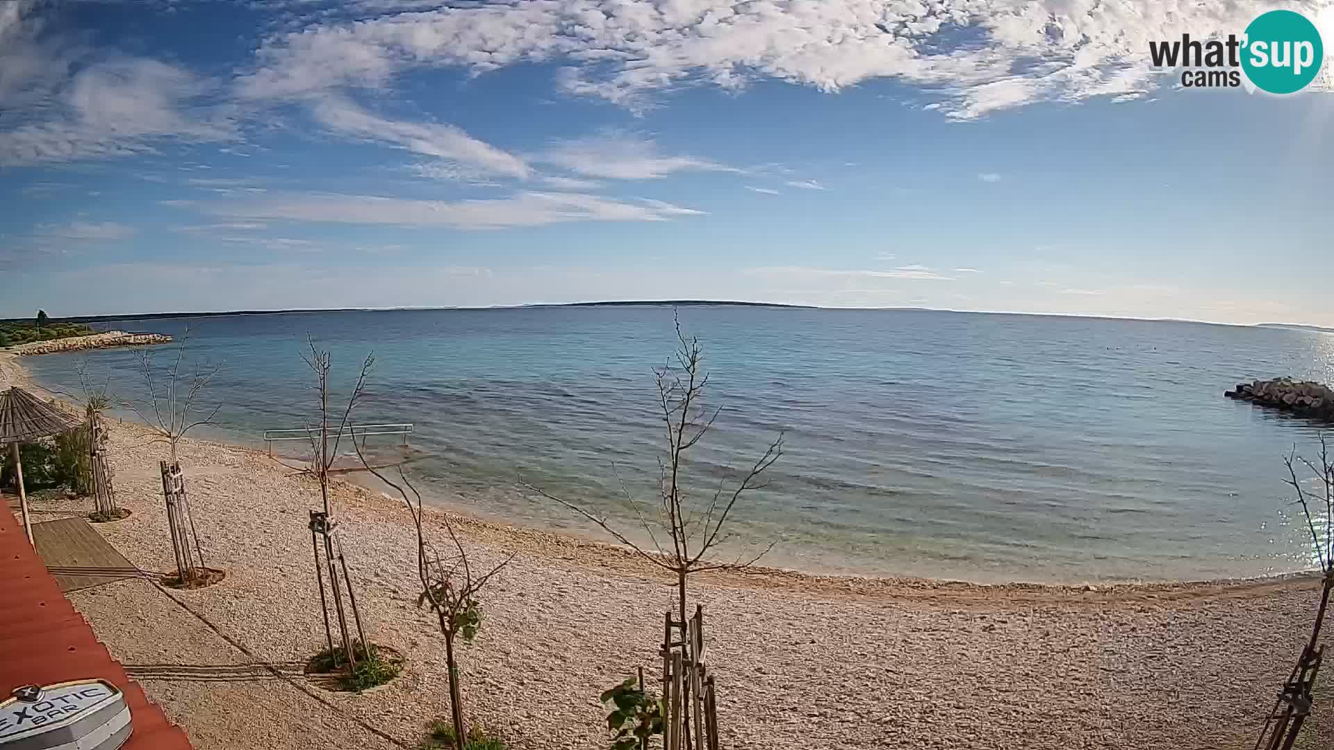Live Webcam Gajac beach – Pag