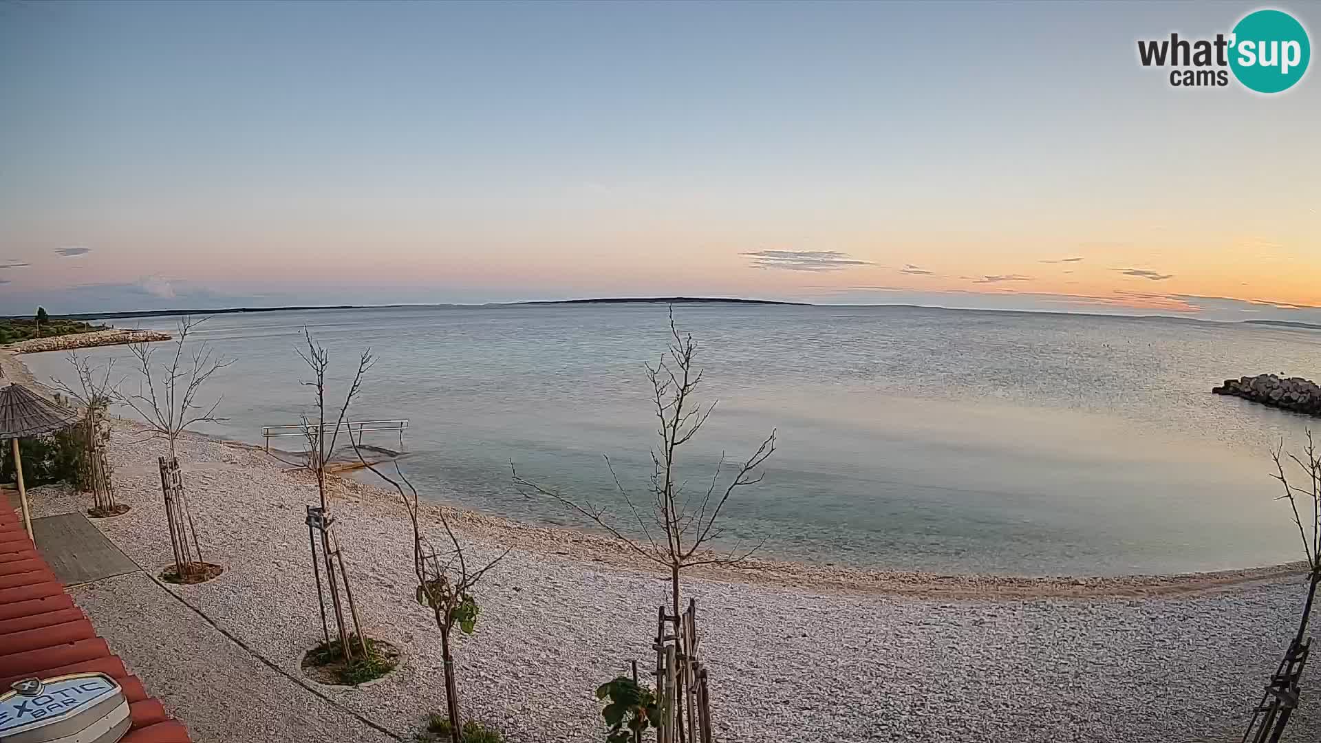 Live Webcam Gajac beach – Pag