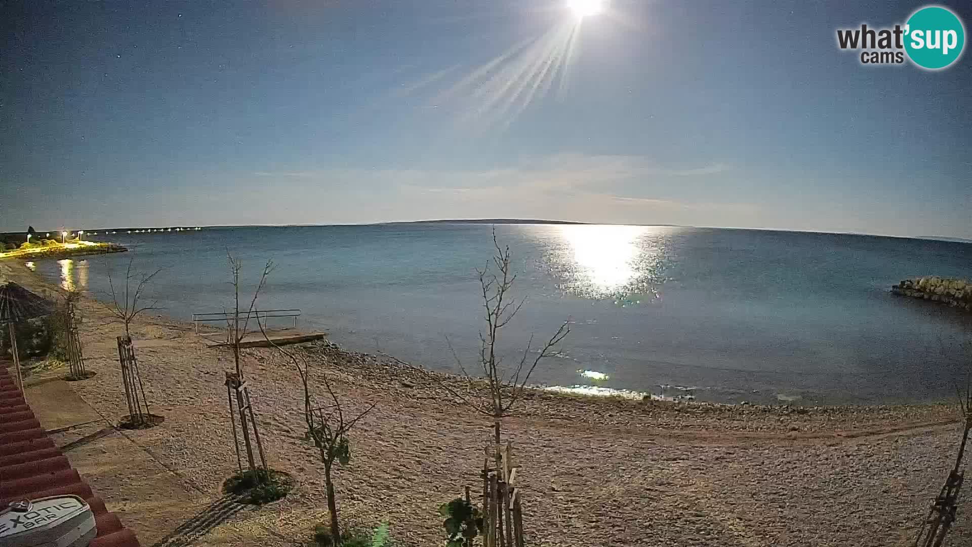 Live Webcam Gajac beach – Pag
