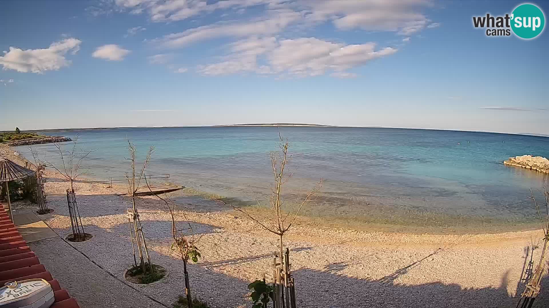 Live Webcam Gajac beach – Pag