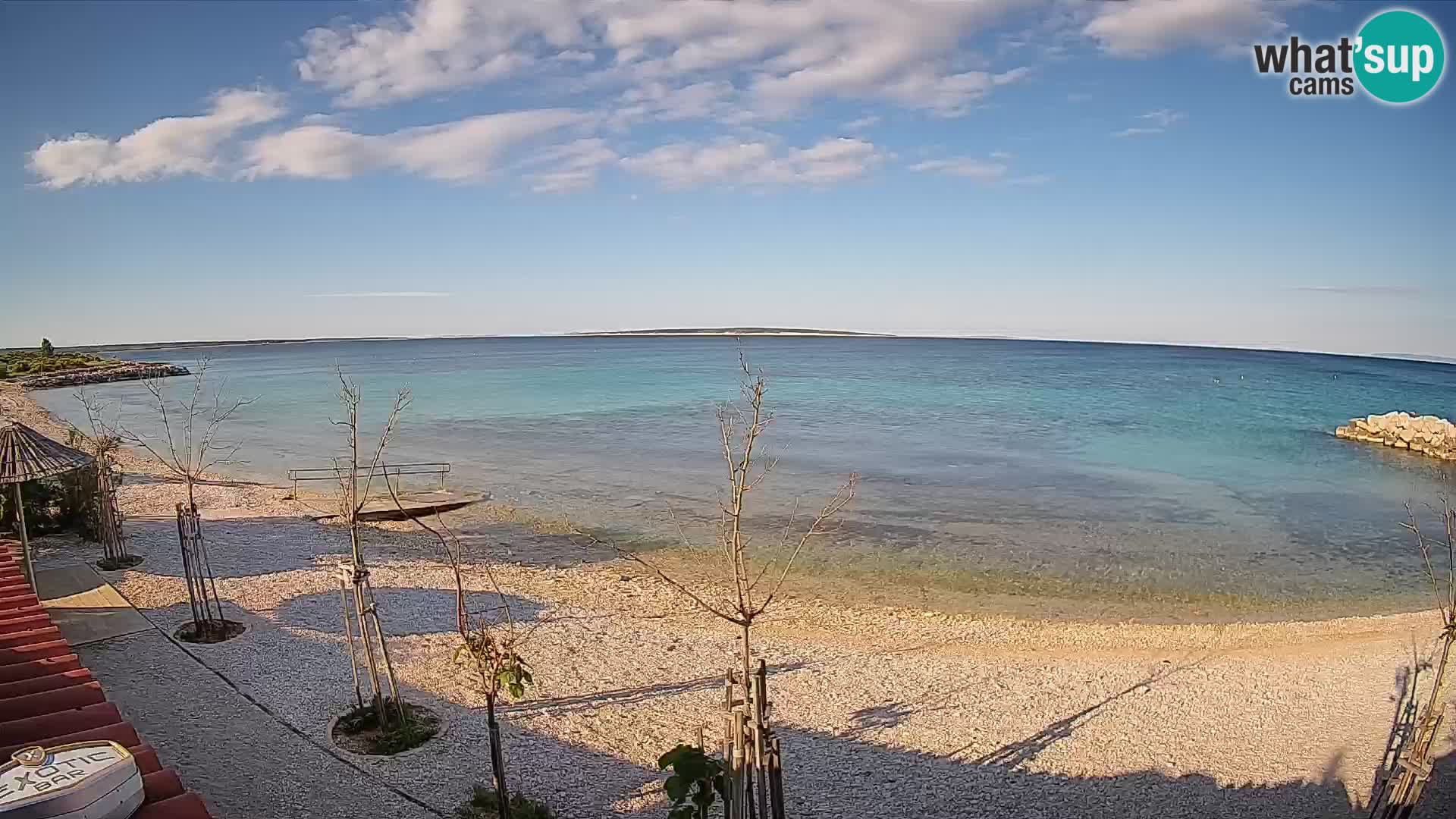 Spletna kamera Plaža Gajac – Pag – Hrvaška